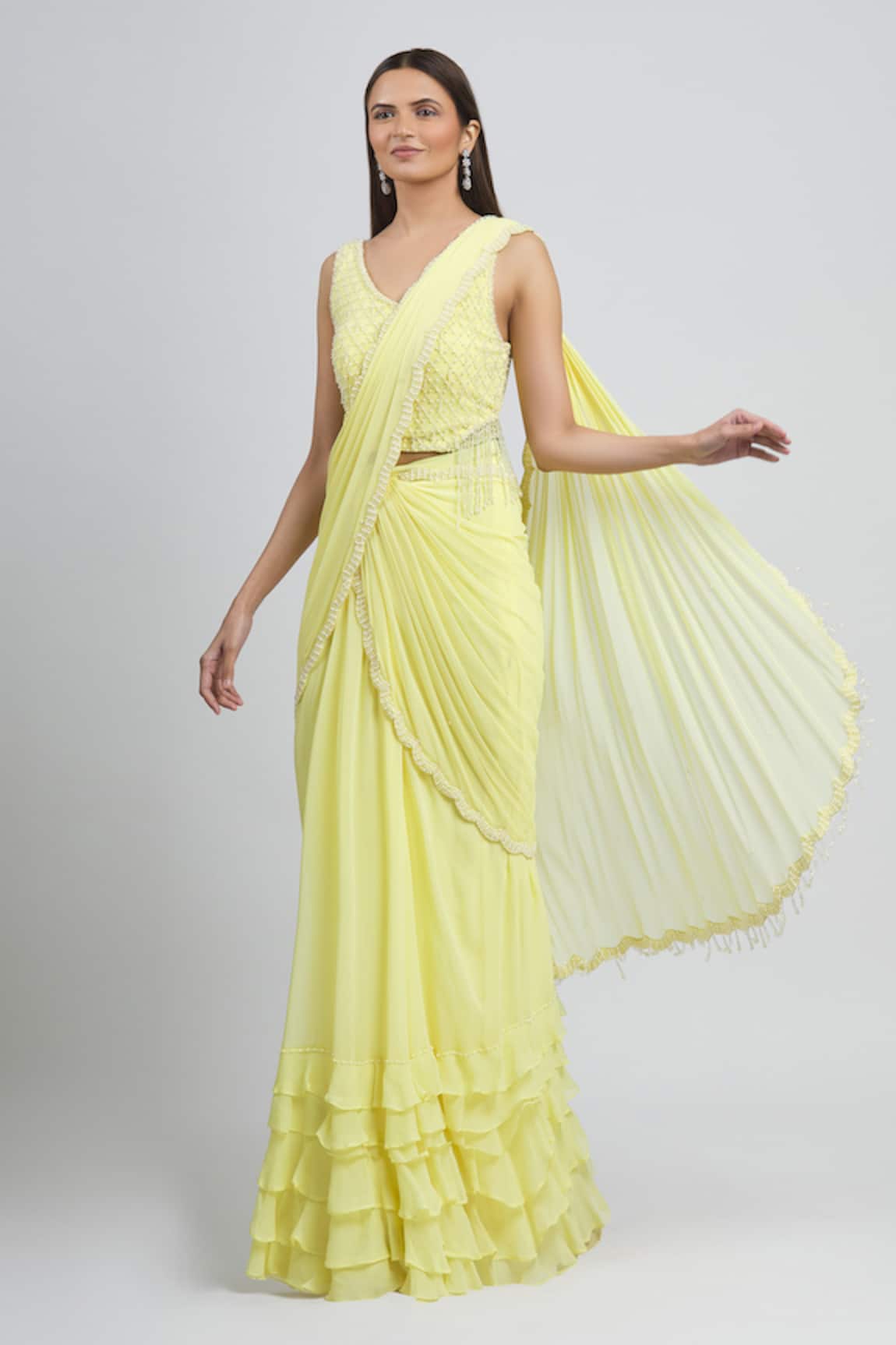 Arpan Vohra Pre-Draped Saree 