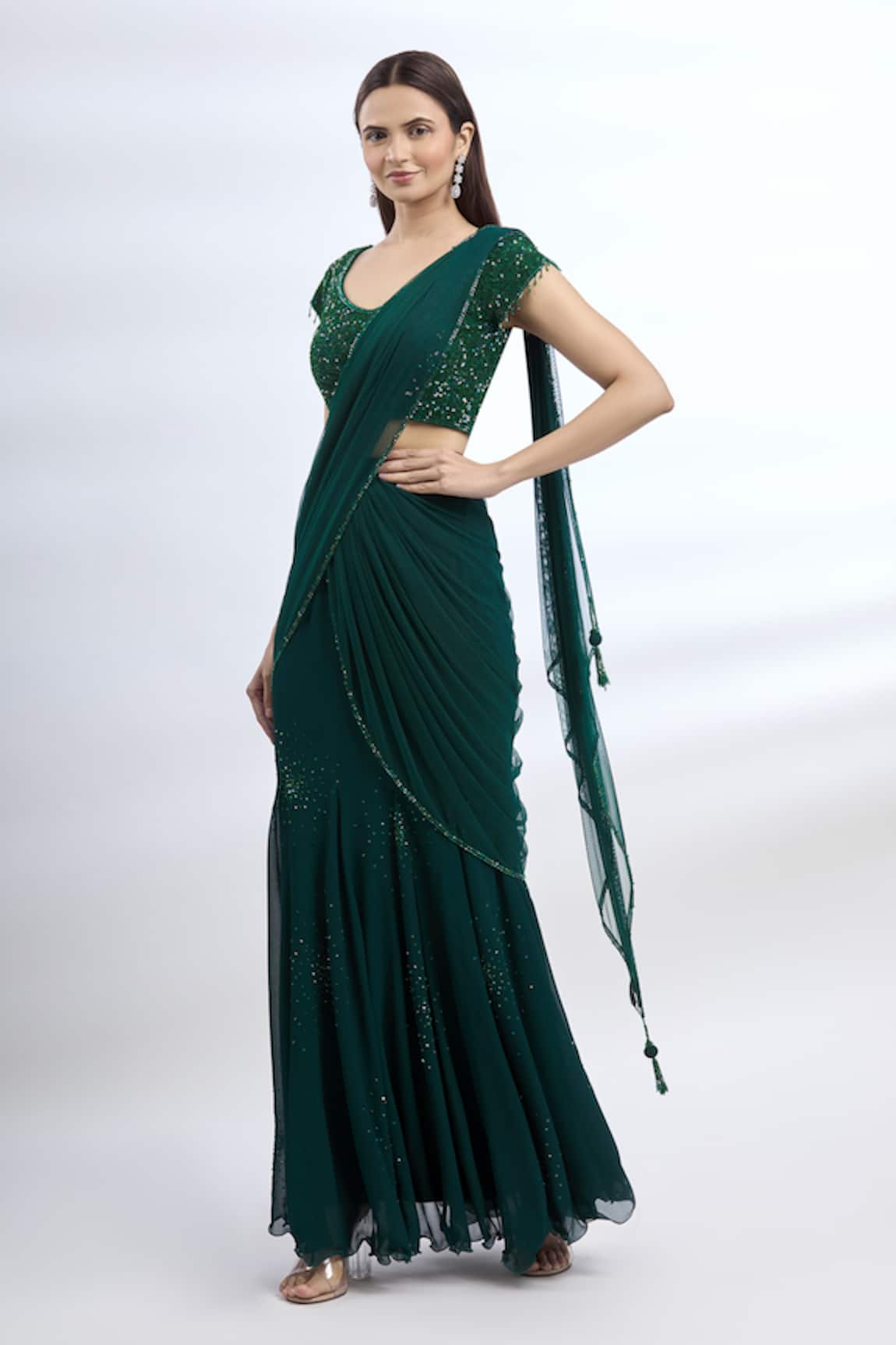 Arpan Vohra Pre-Draped Saree 