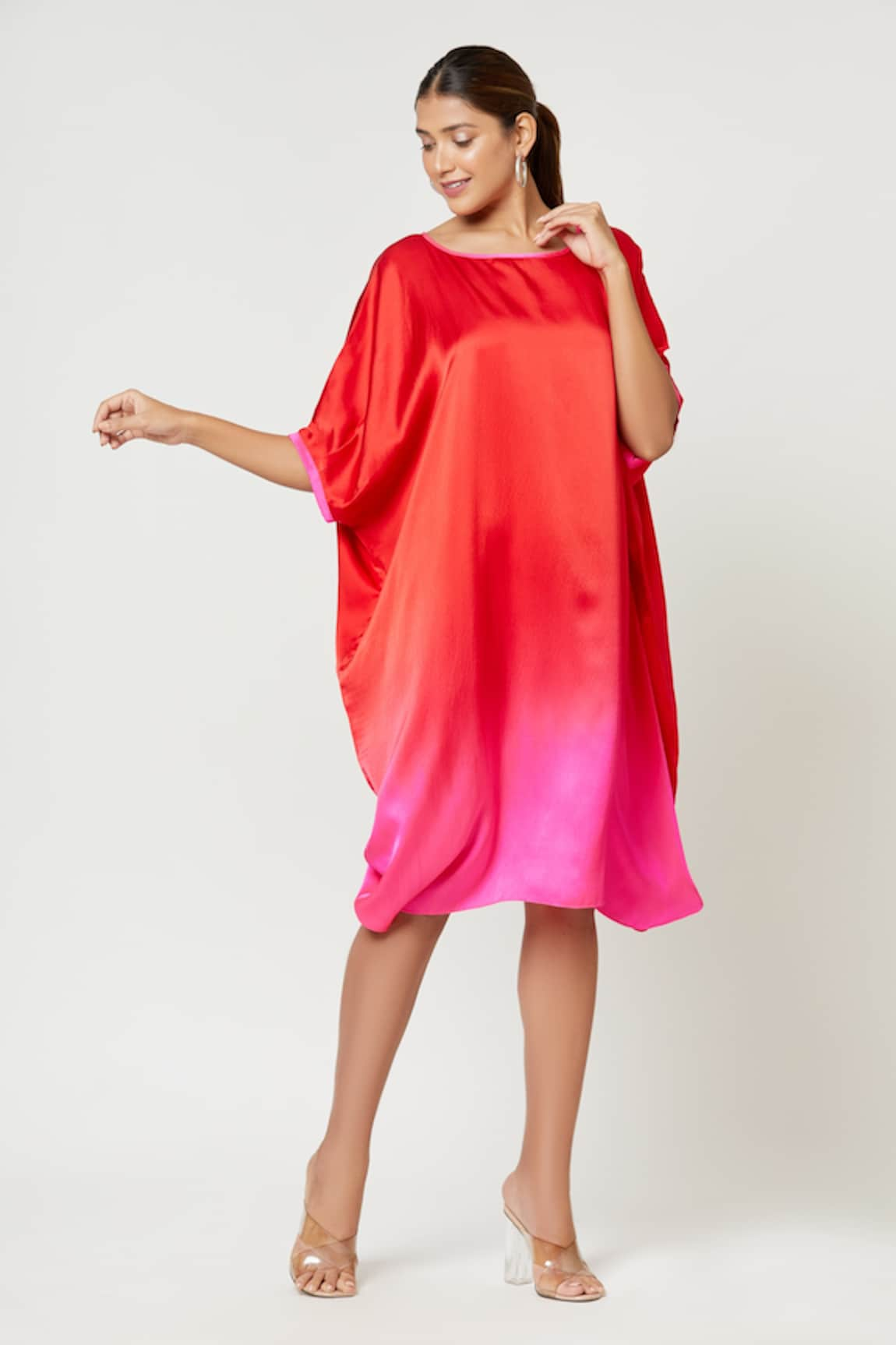 Rachana Ved Ombre Cowl Dress