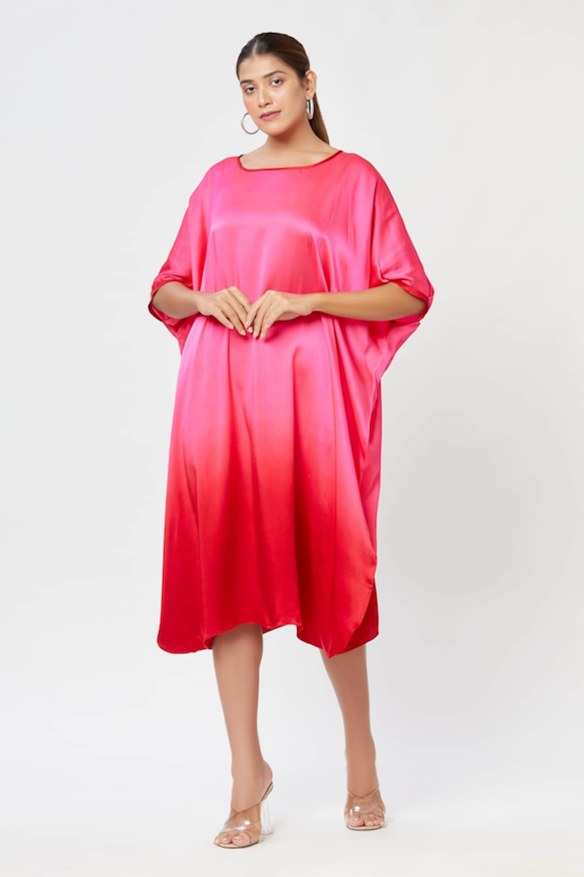 Rachana Ved Ombre Cowl Dress