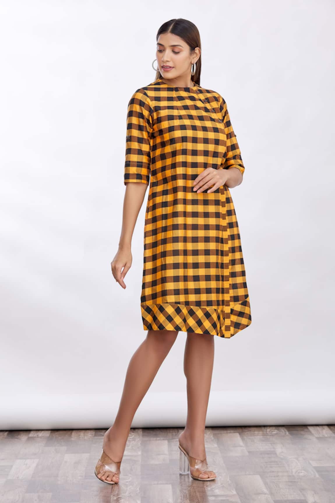 Mathili's Checkered Dress
