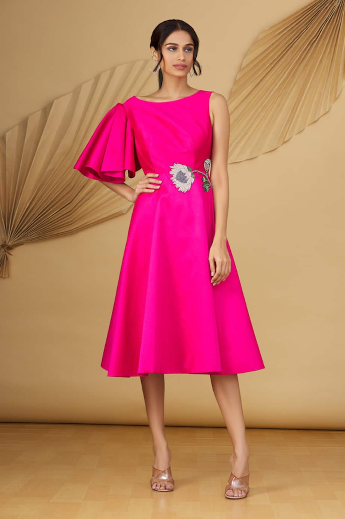 Rajat K Tangri Flared Midi Dress