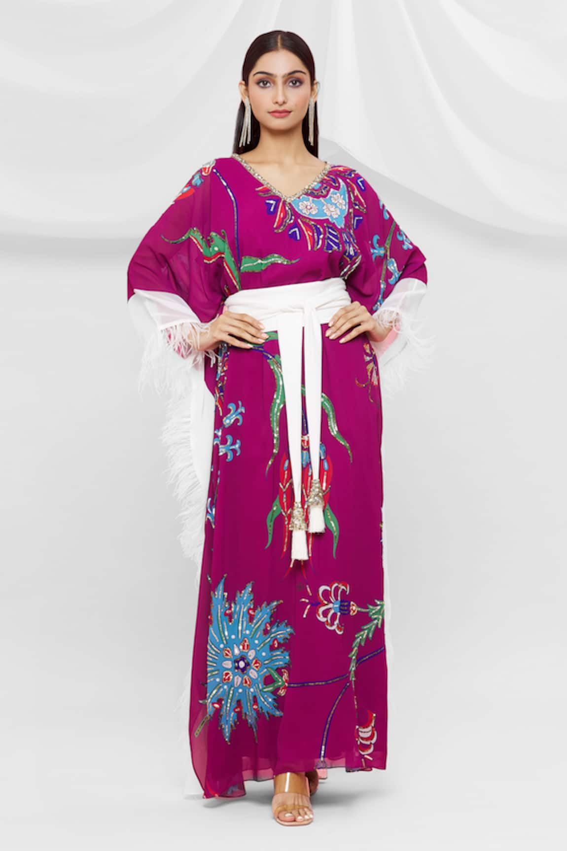 Pria Kataria Puri Floral Pattern Kaftan