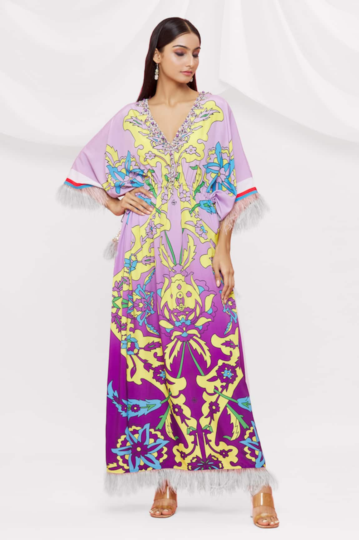 Pria Kataria Puri Floral Pattern Kaftan