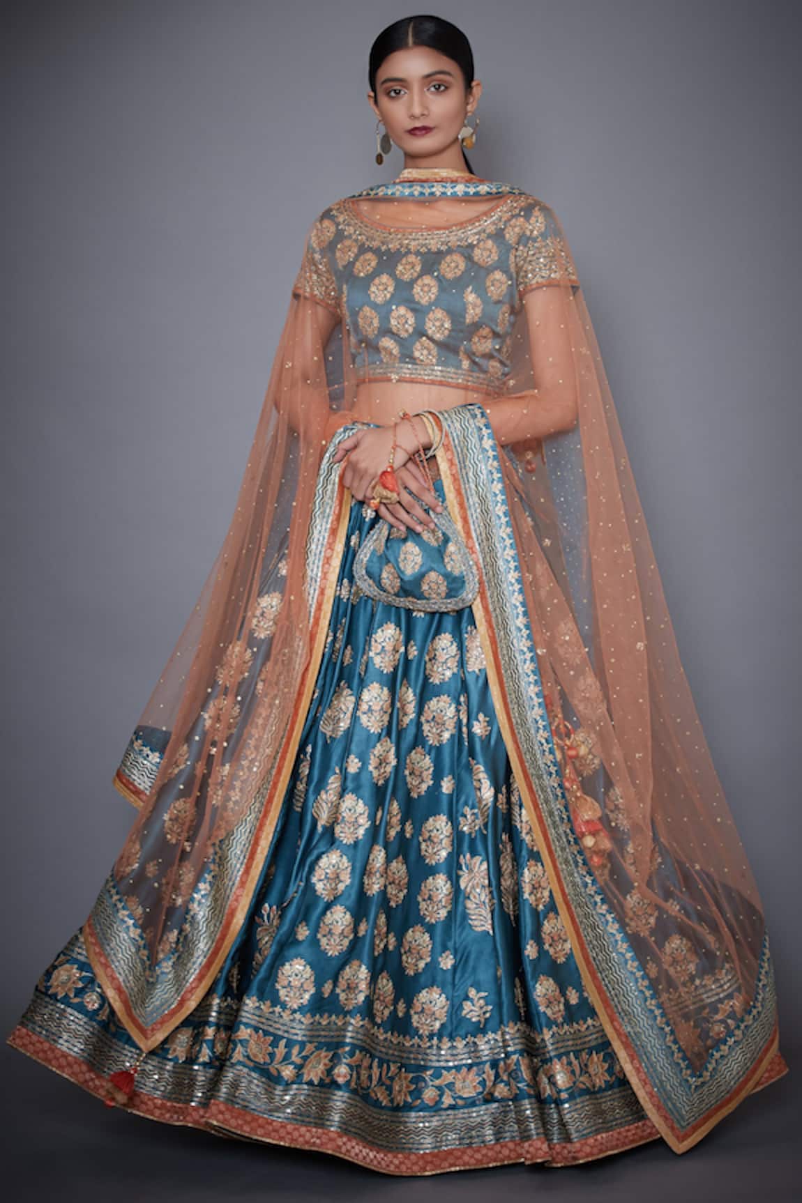 RI.Ritu Kumar Embroidered Bridal Lehenga Set