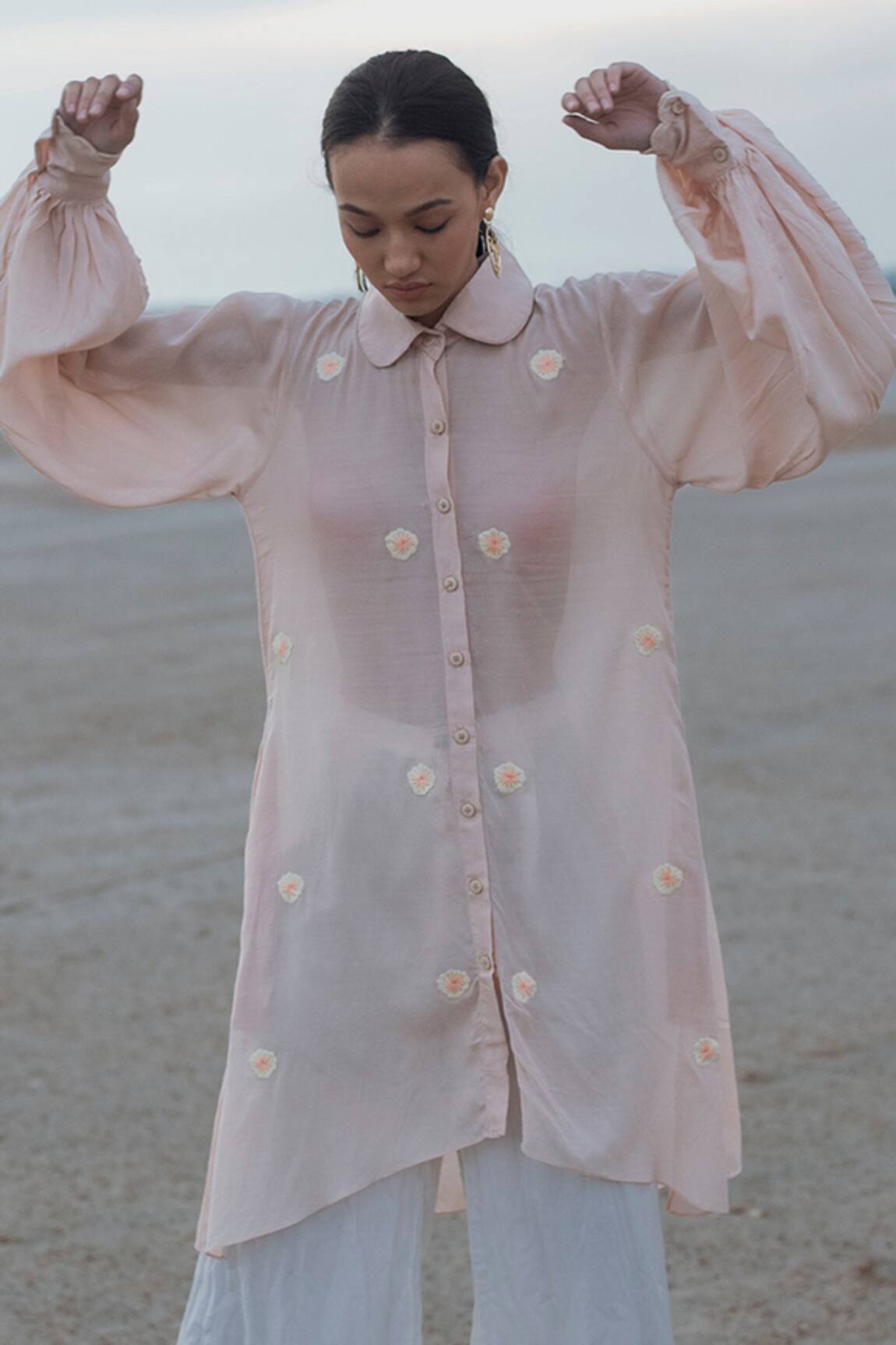 The Loom Art Hand Embroidered Tunic