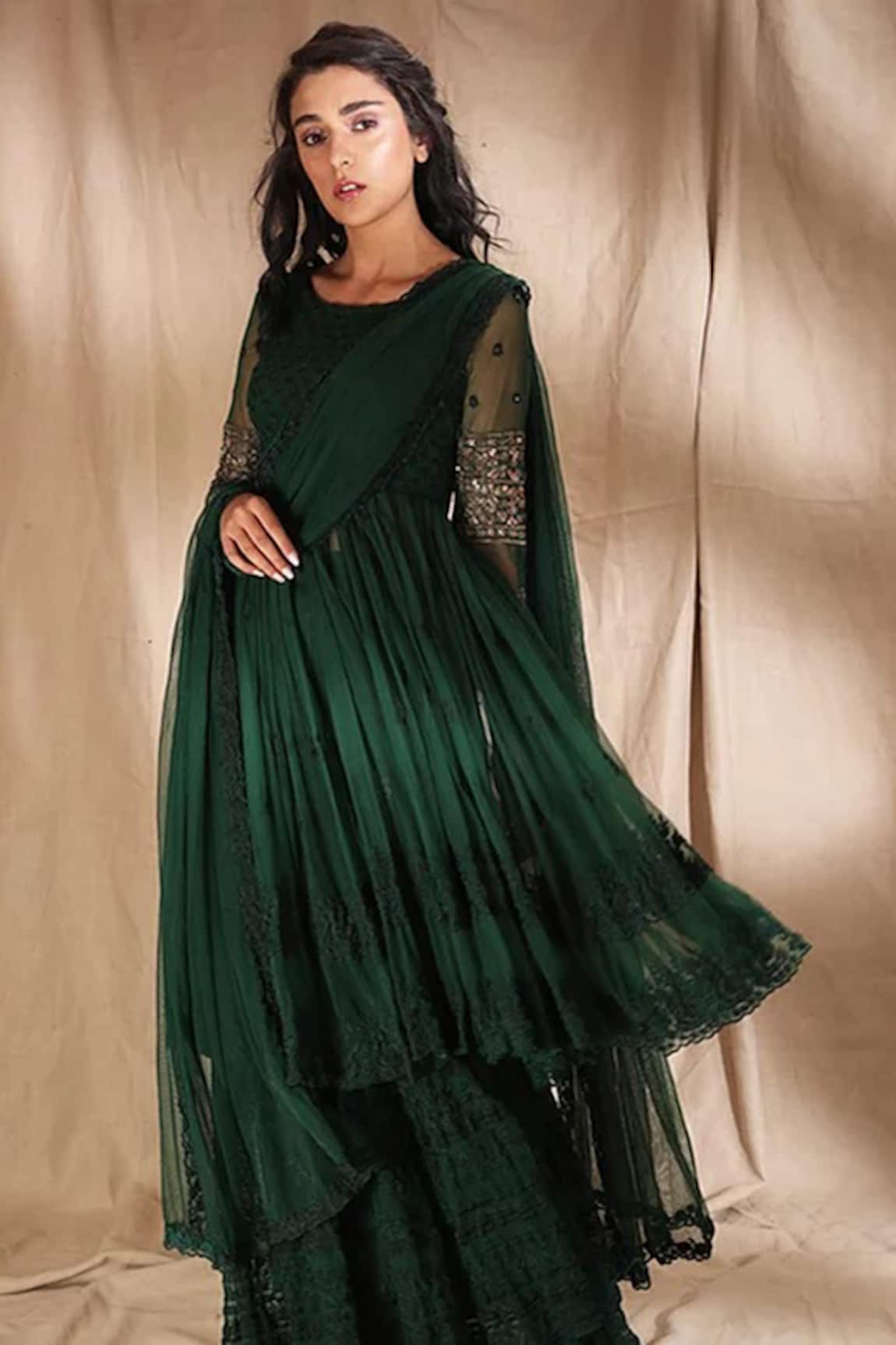 Astha Narang Embroidered Kurta Sharara Set