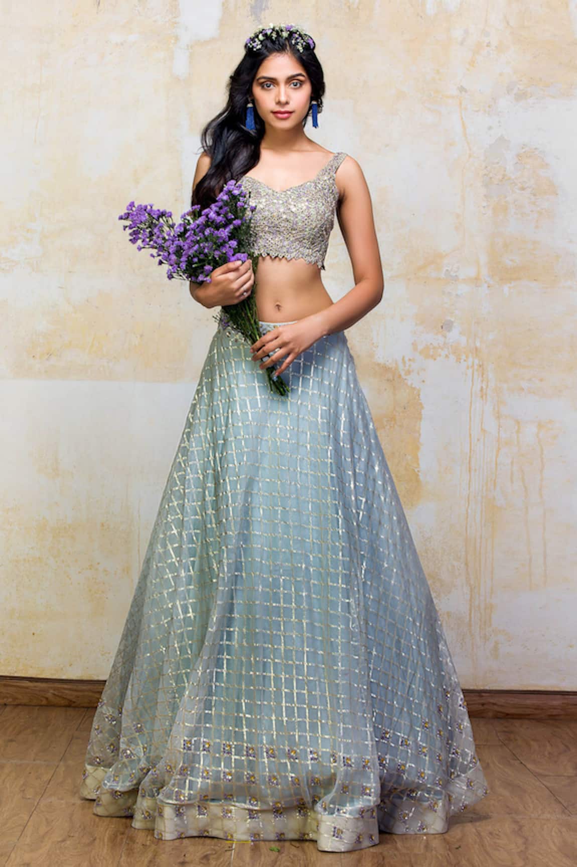 Izzumi Mehta Embroidered Bridal Lehenga Set