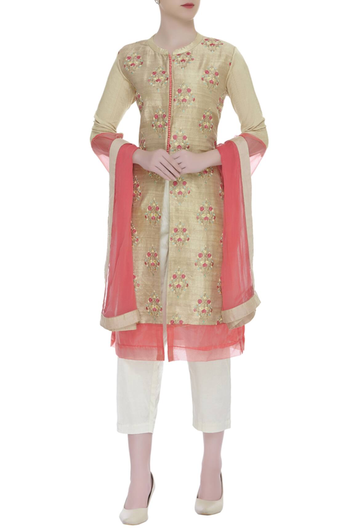 Manasi Sengupta Embroidered Kurta Set