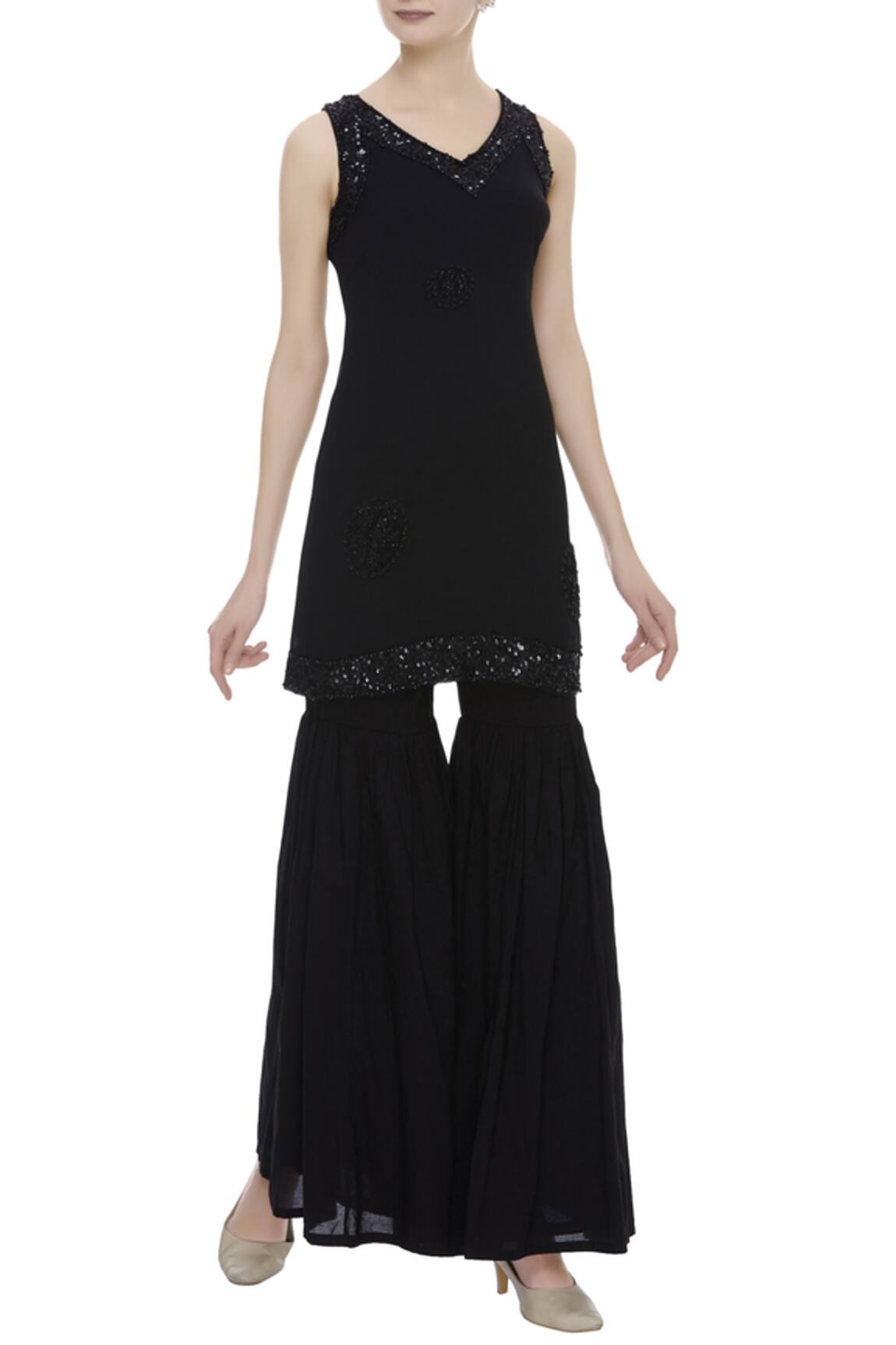 Arpan Vohra Sequin embroidered sharara kurta set