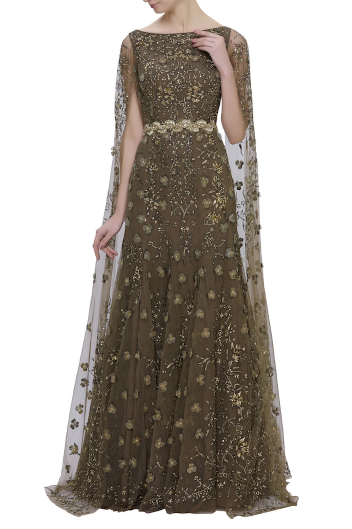 Karleo Embroidered Gown