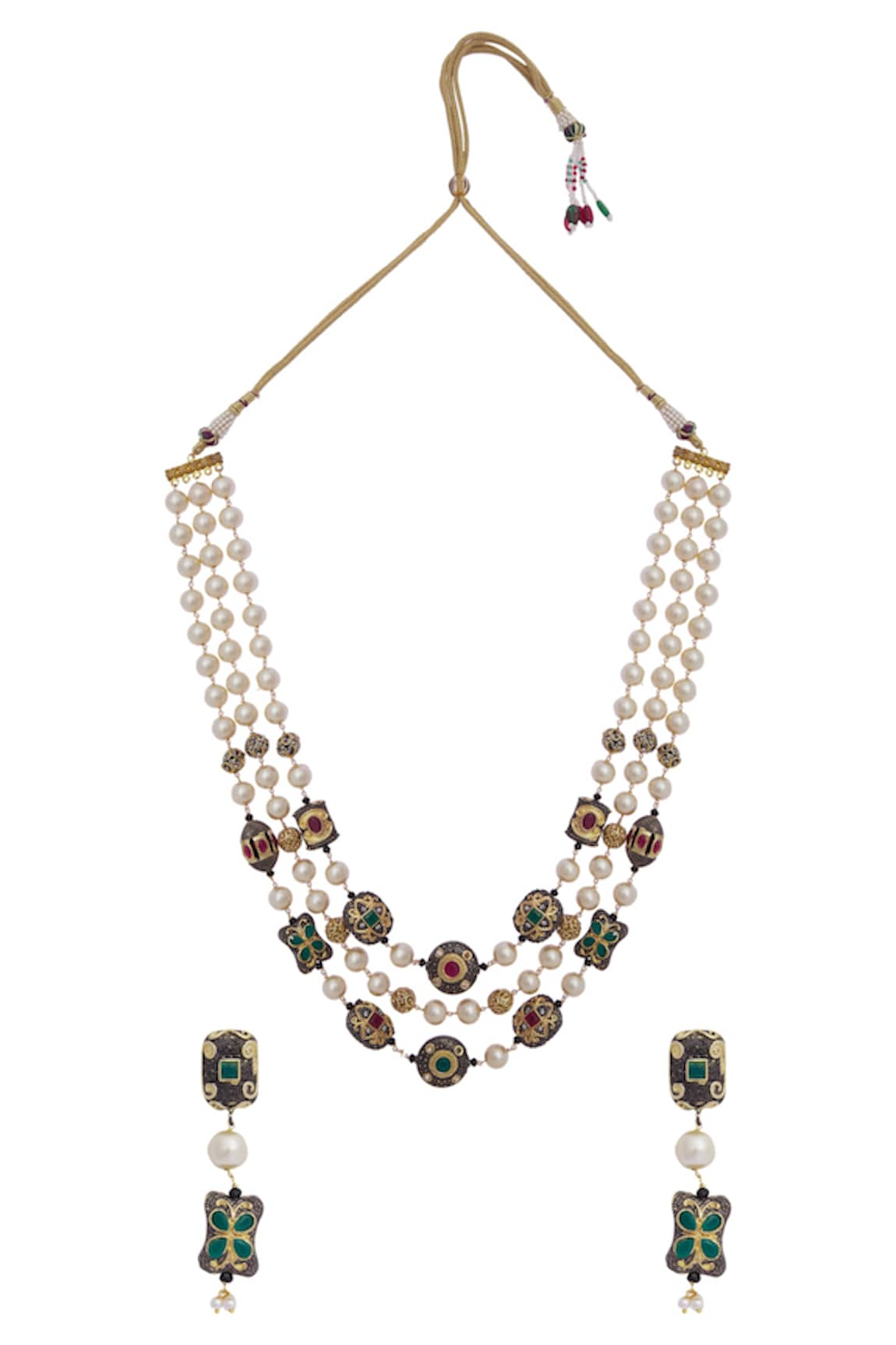 Kripaa Pranay Bead necklace set