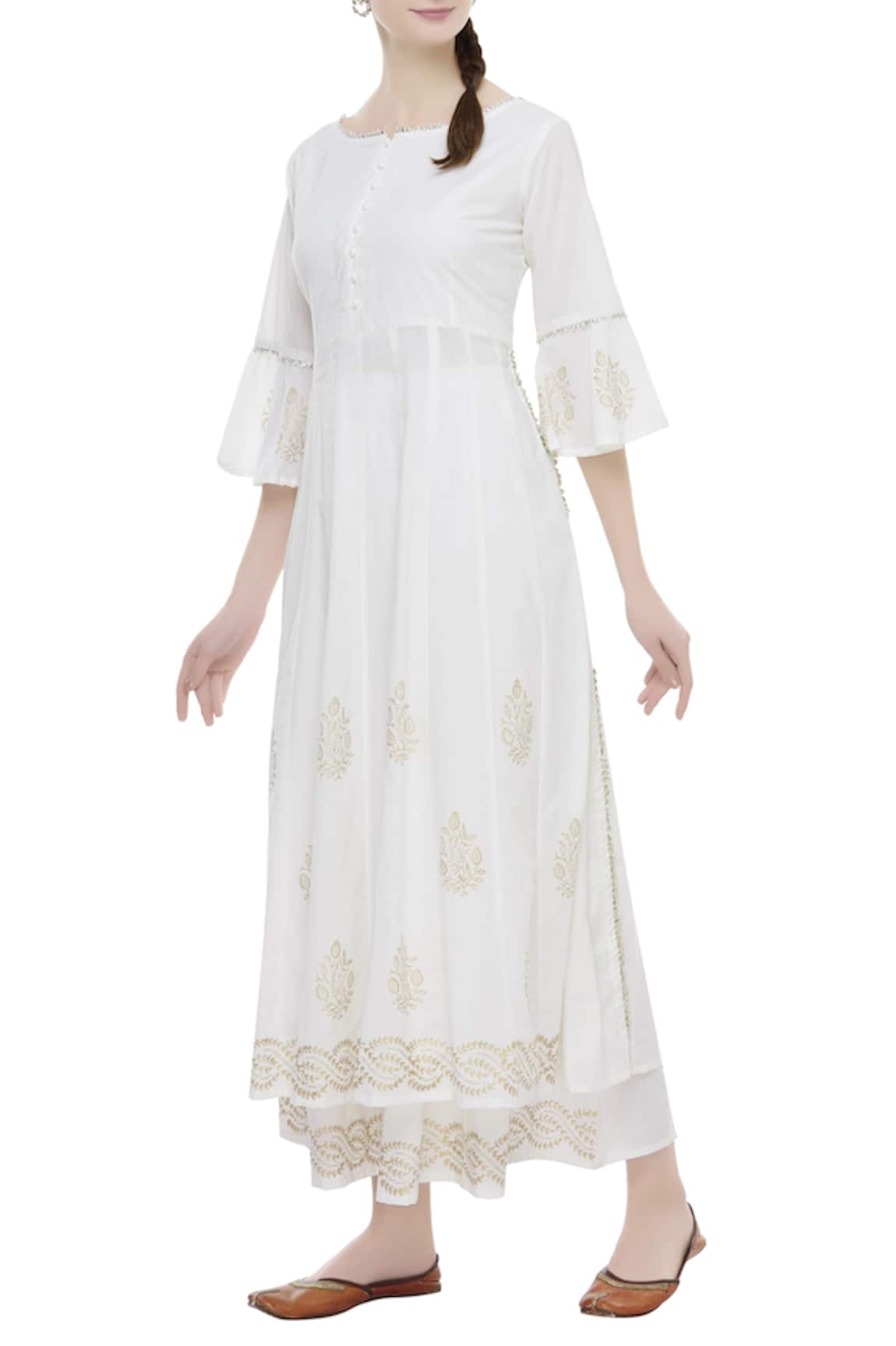 Samyukta Singhania Block Print Kurta Set