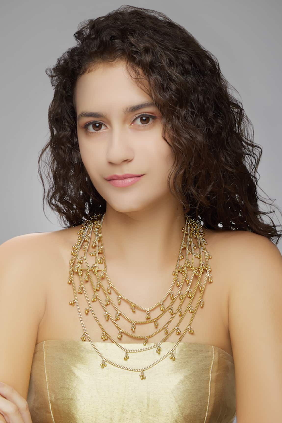 Mira by Radhika Jain Bead necklace