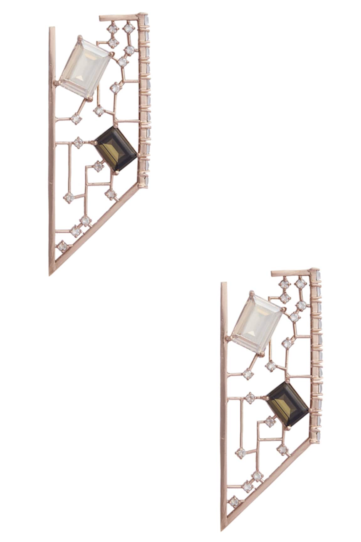 Esme By Aashna Dalmia Crystal Earrings