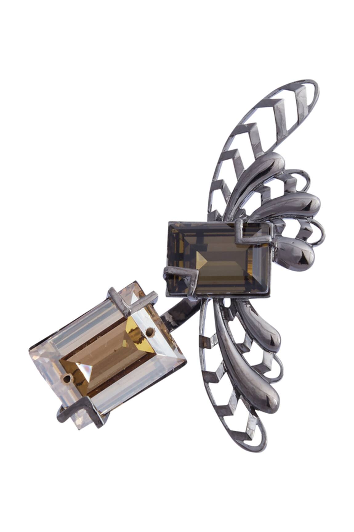 Esme By Aashna Dalmia Crystal Ring