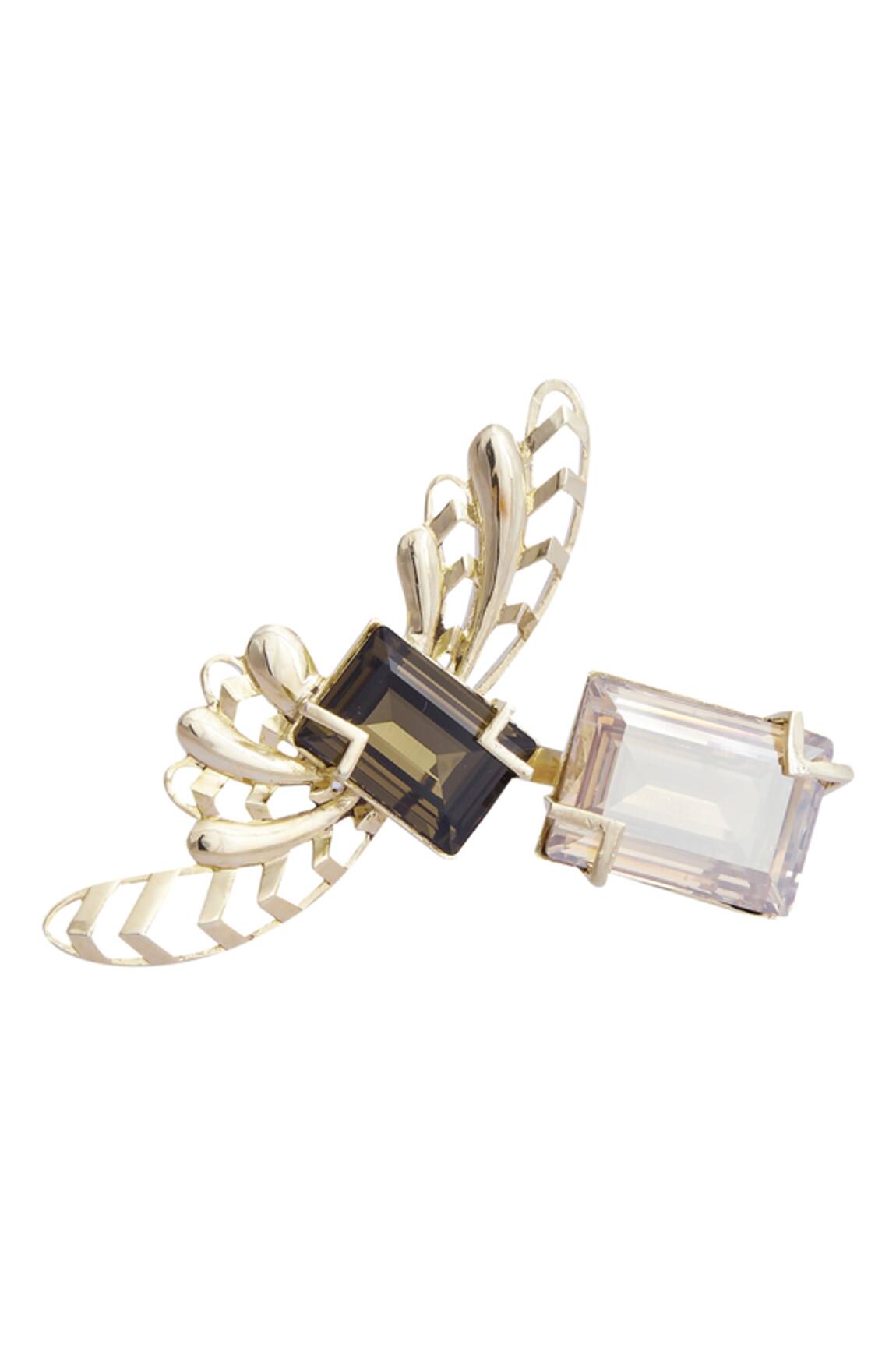 Esme By Aashna Dalmia Crystal Ring