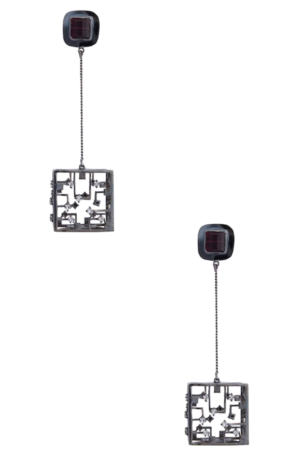 Esme By Aashna Dalmia Crystal danglers