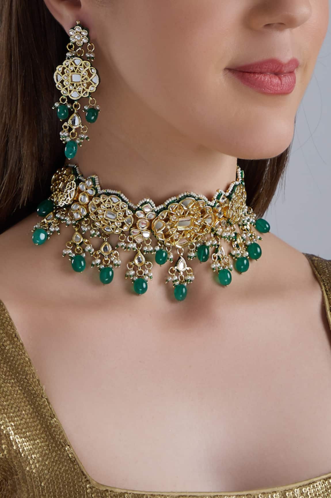 Posh By Rathore Kundan Choker Set