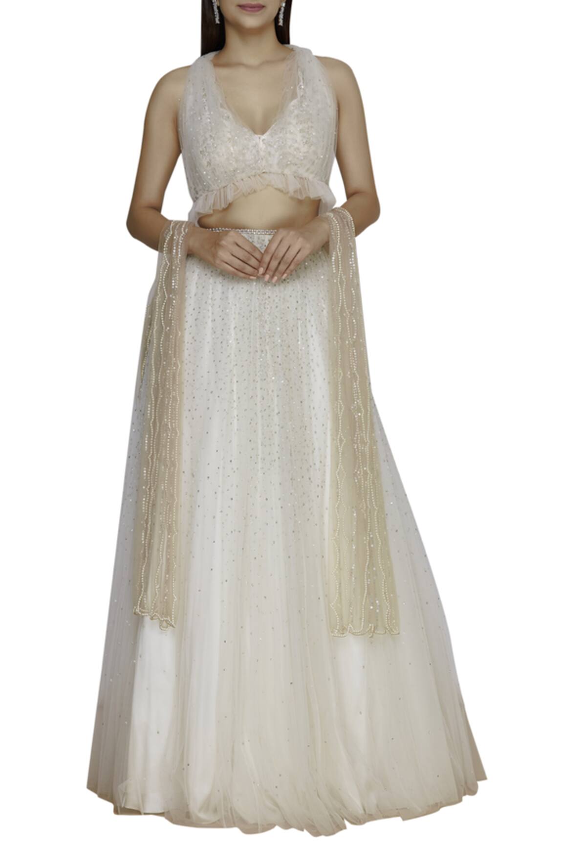 Shehlaa Khan Embroidered Bridal Lehenga Set 