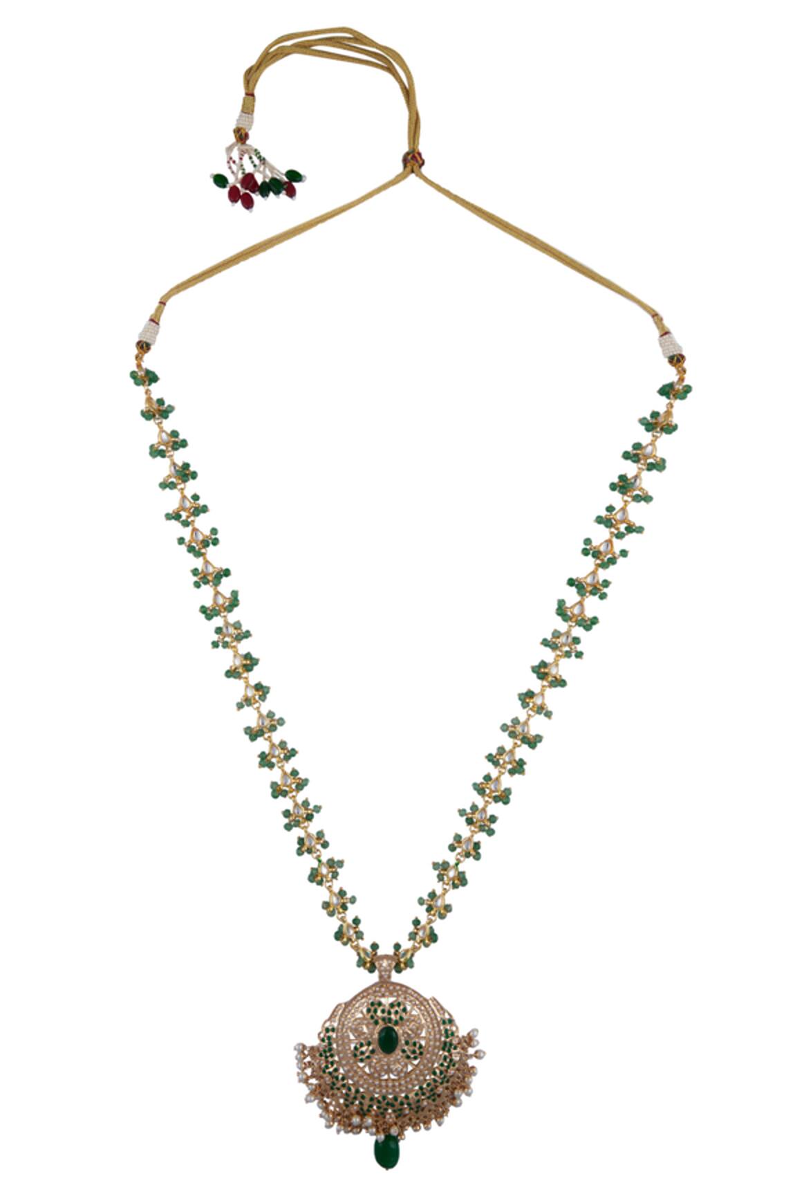 Moh-Maya By Disha Khatri Stone Pendant Necklace 