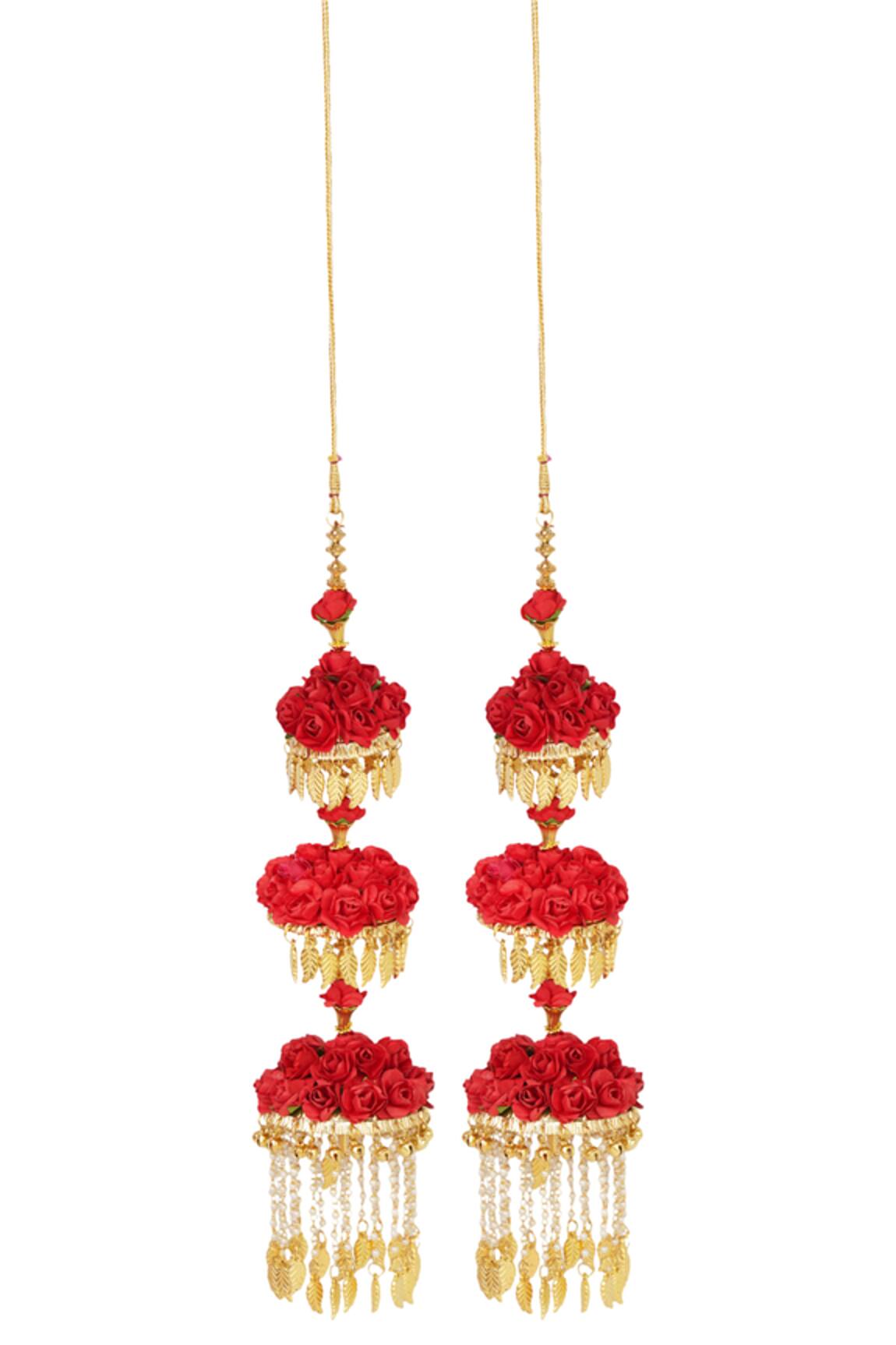 Auraa Trends Floral Kaleeras Set of 2 