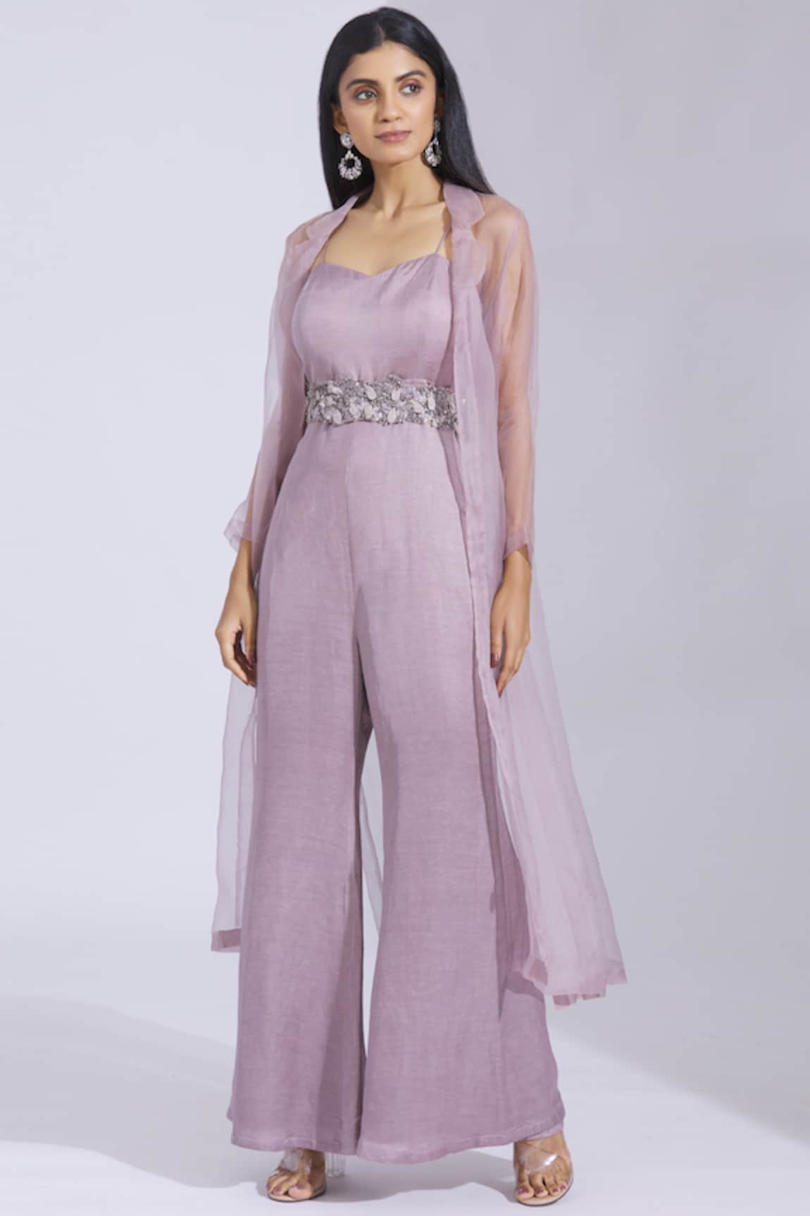 Parul and Preyanka Flared Jumpsuit with Jacket