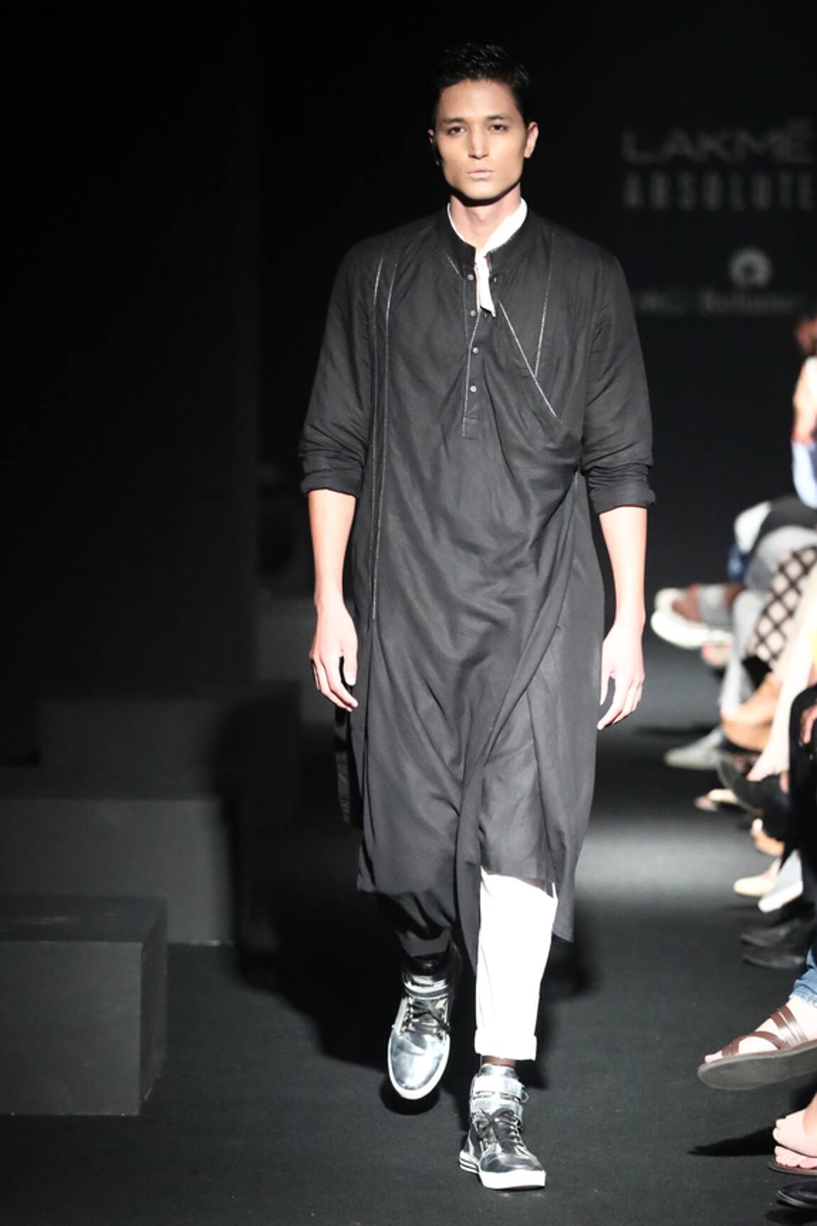 Antar Agni Overlap Asymmetrical Kurta 