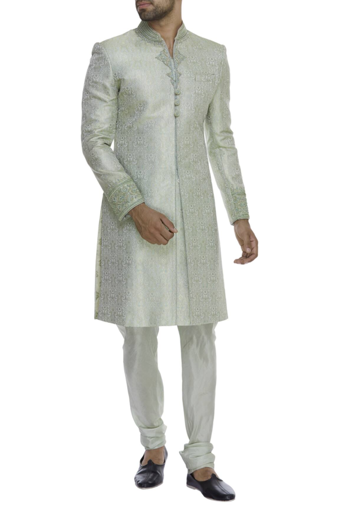 Vanshik Brocade Embellished Sherwani Set 