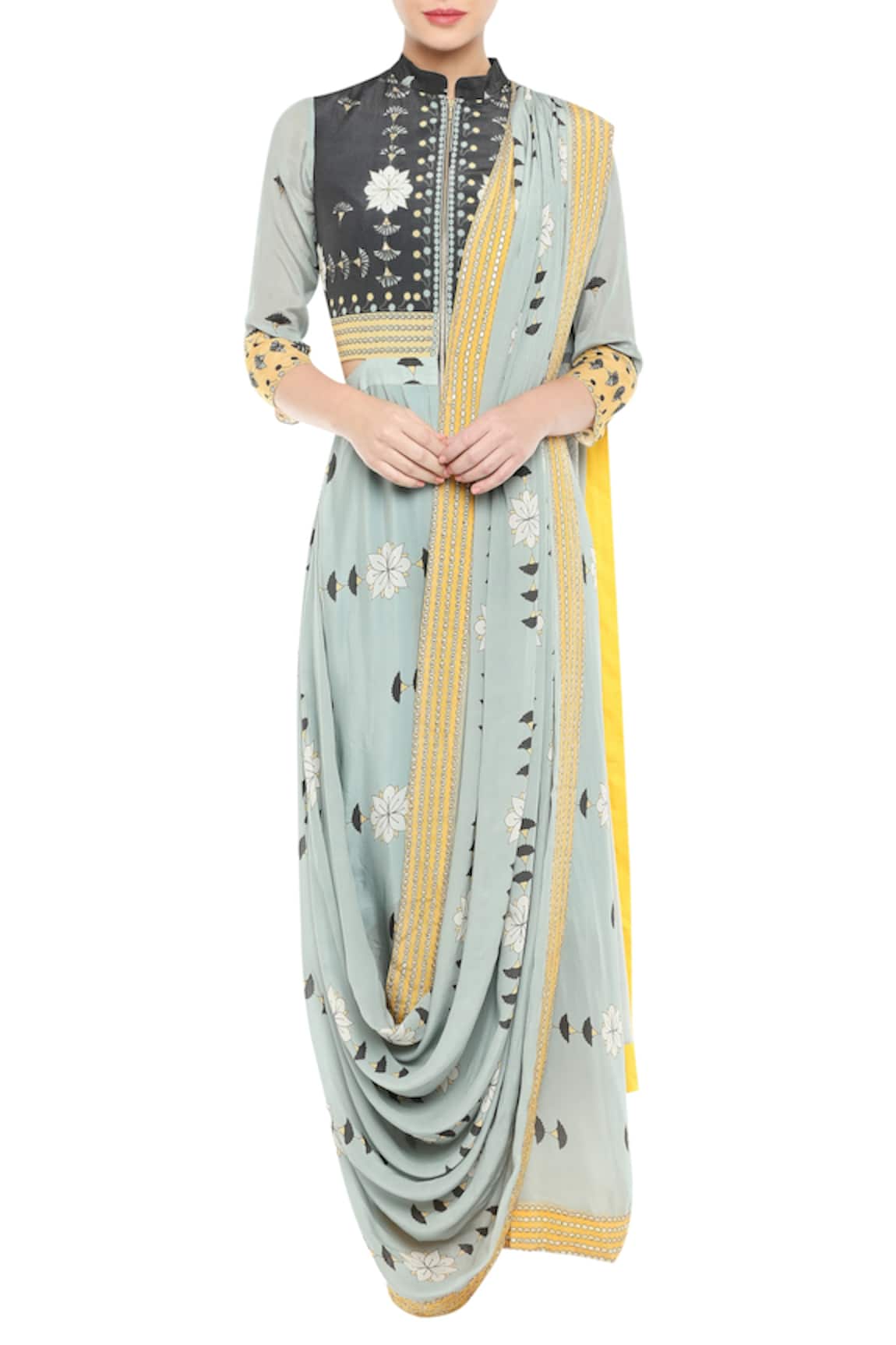 Soup By Sougat Paul Draped Dress Saree
