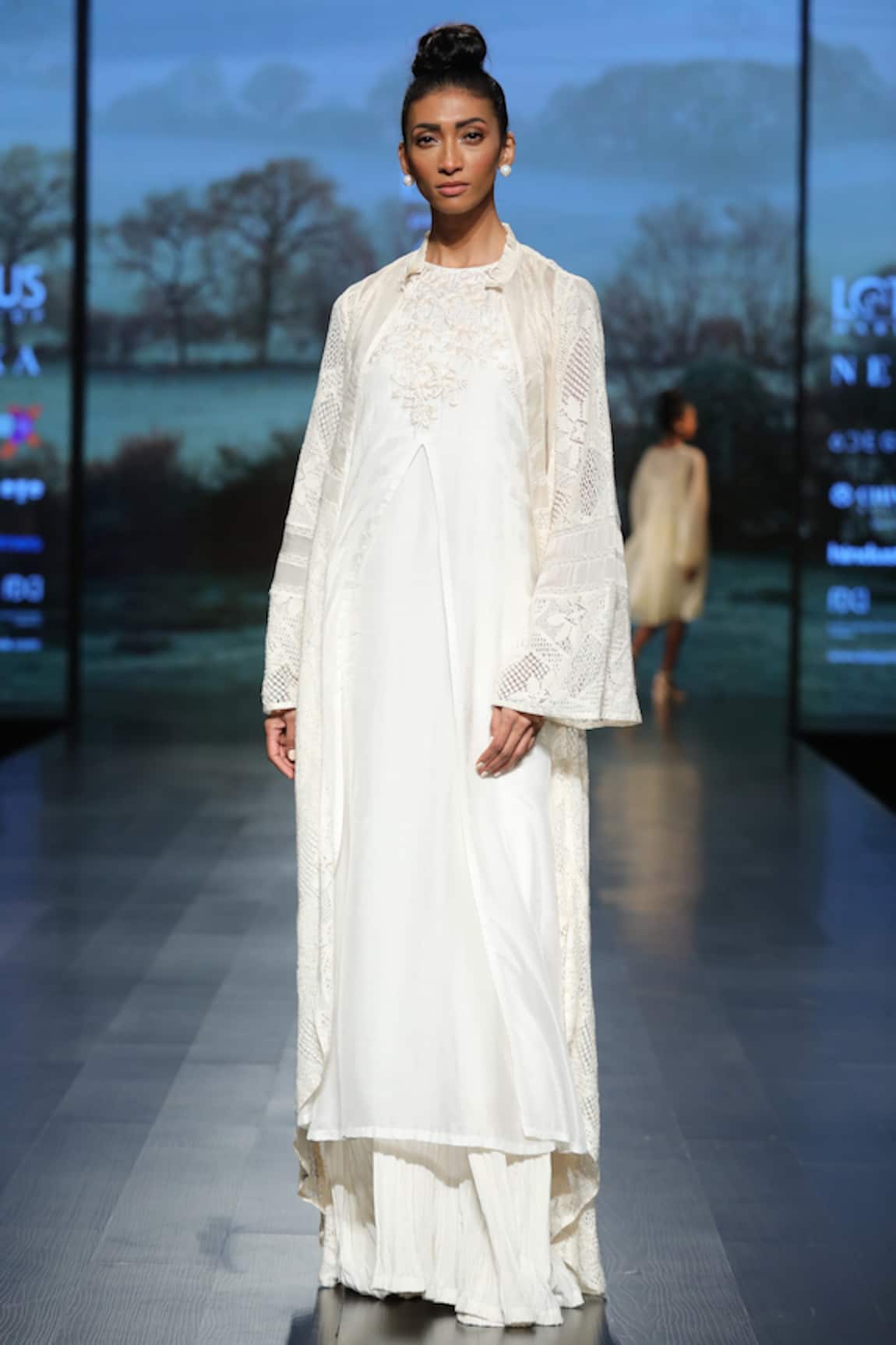 Shruti Sancheti Embroidered Dress with Jacket 