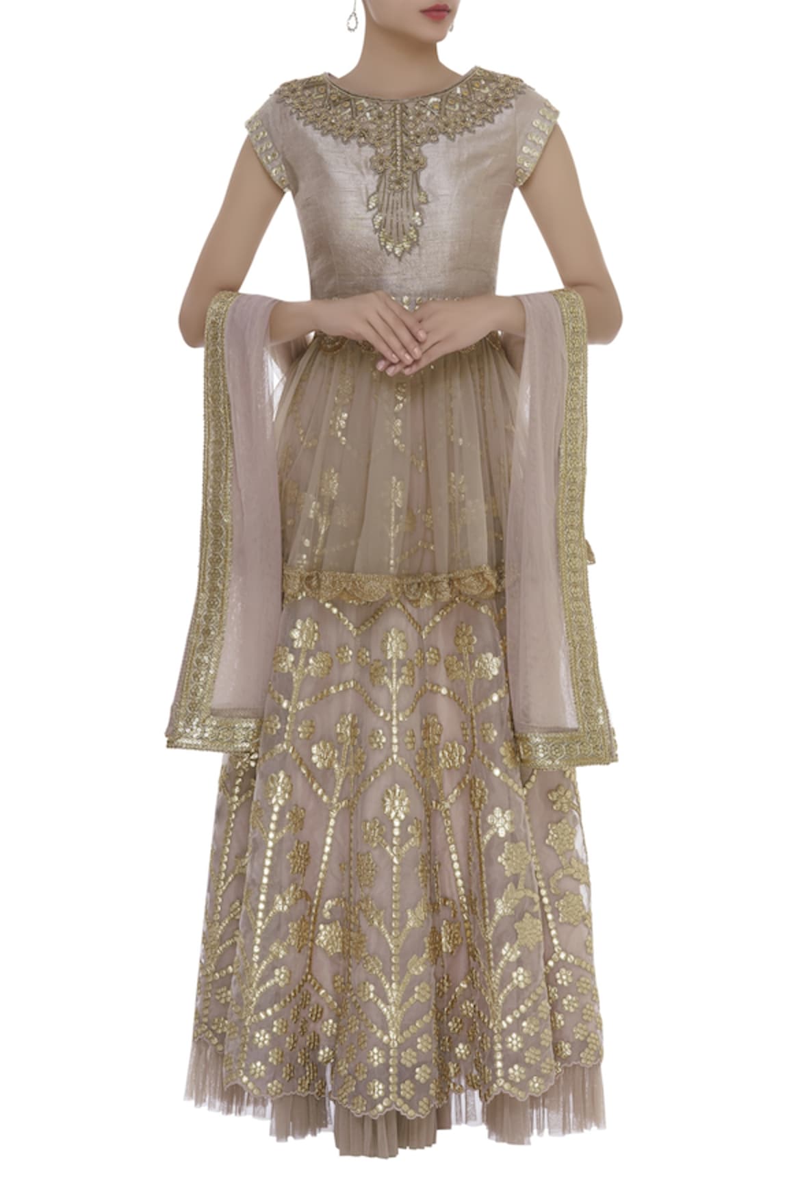 Ayesha Aejaz Embroidered Lehenga Set