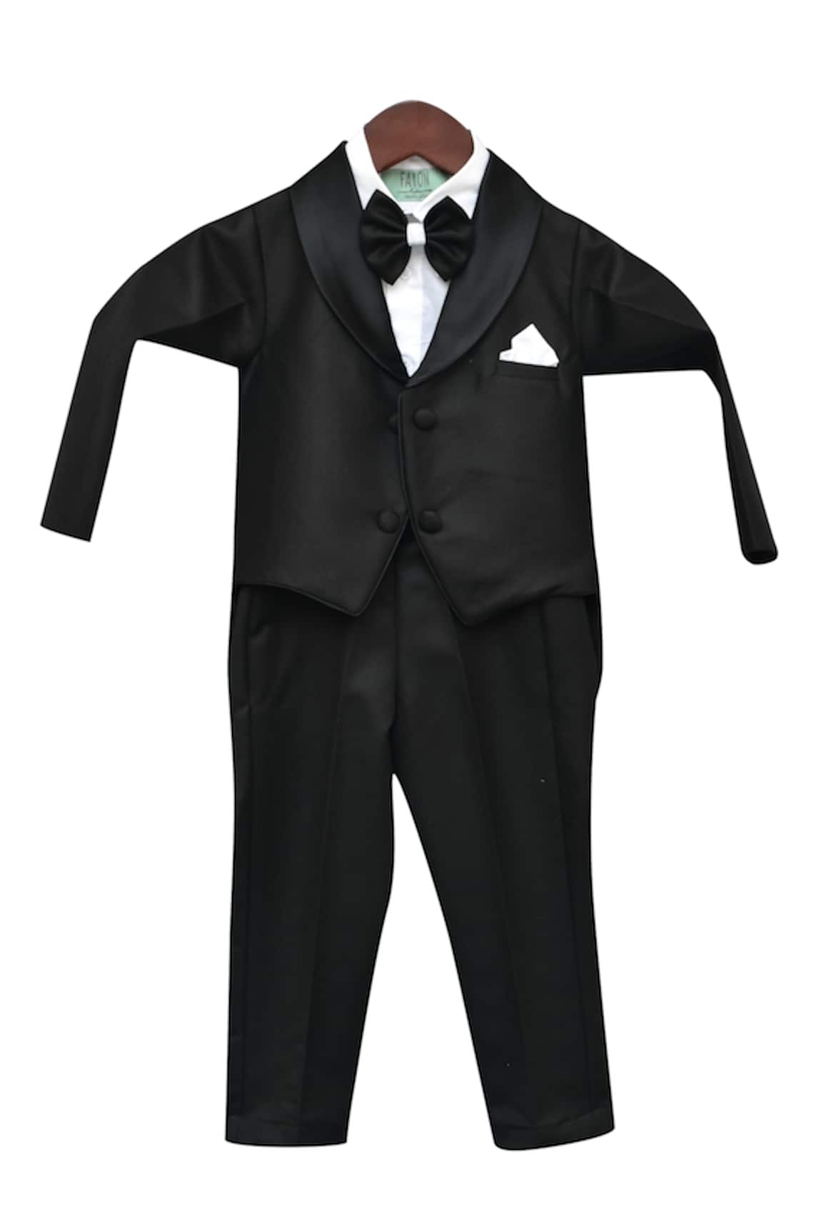 Fayon Kids Lapel Collar Tuxedo Set