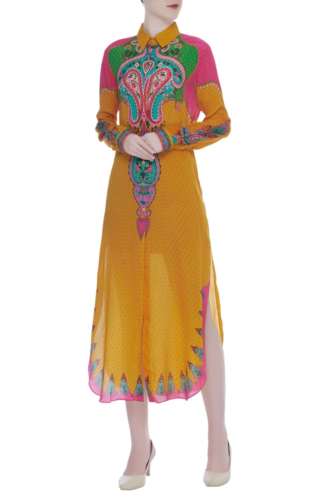 Siddhartha Bansal Printed Midi Dress