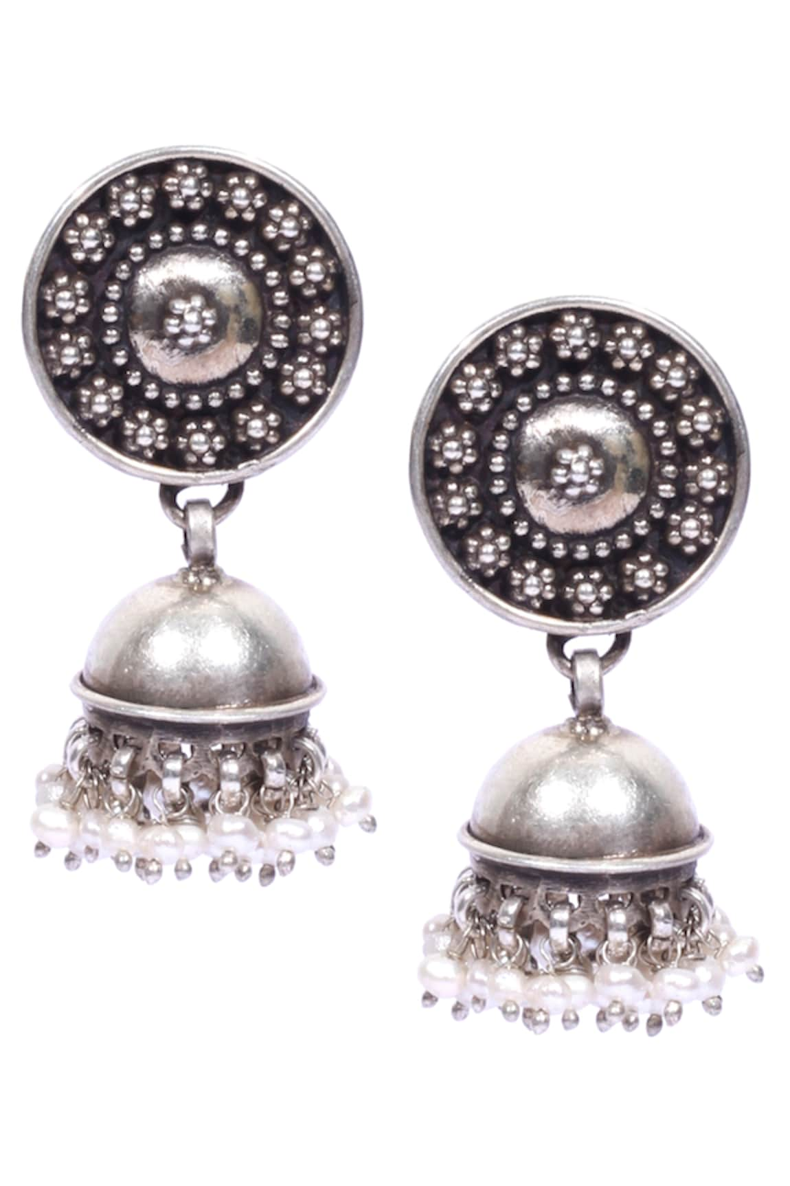 Sangeeta Boochra Jhumkas with snap closure