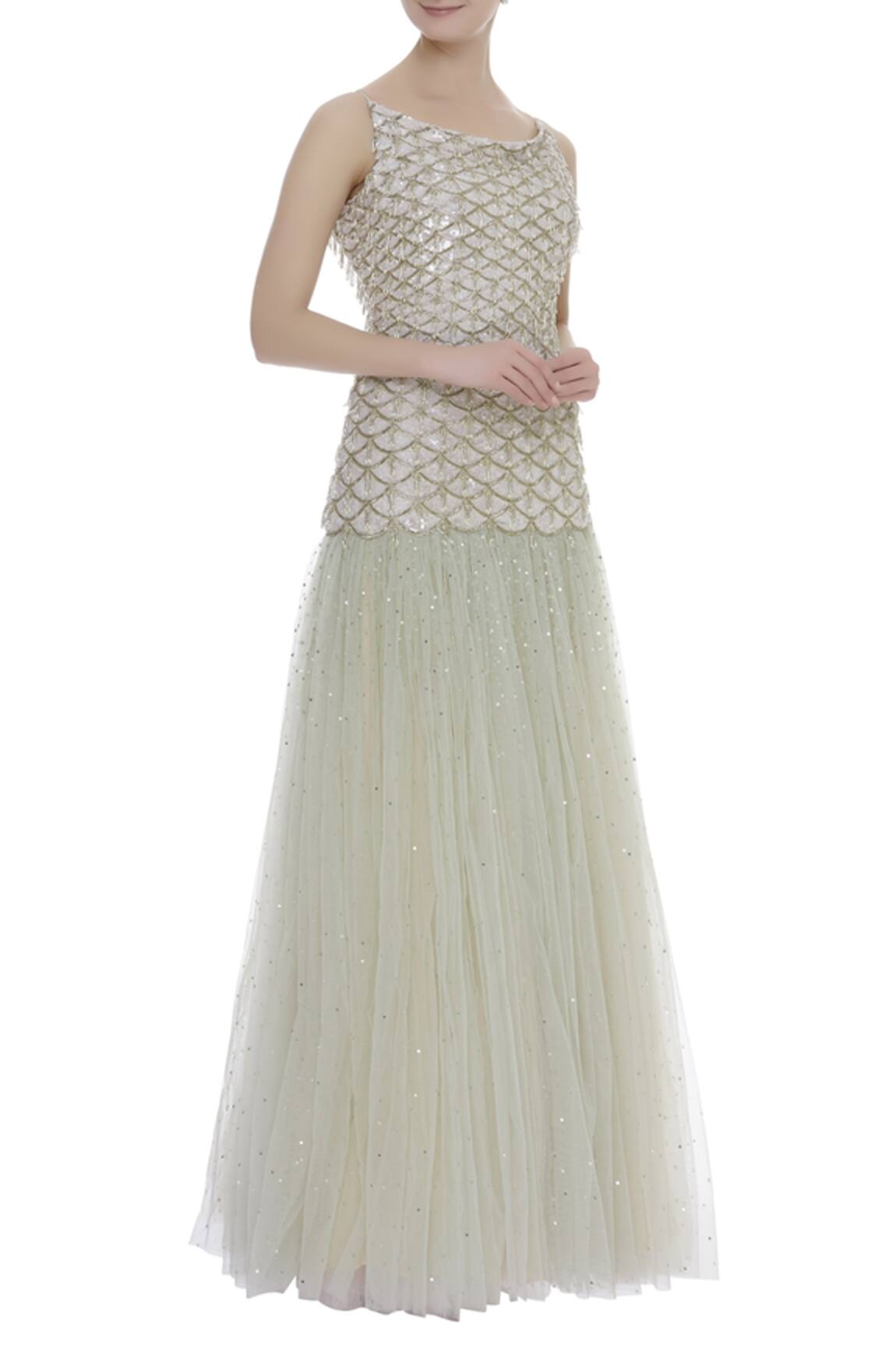 COUTURE BY NIHARIKA Embroidered Gown