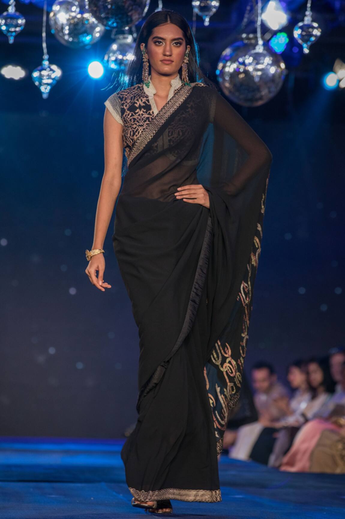 Dolly Jain - A saree with a long jacket blouse ... to see... | Facebook