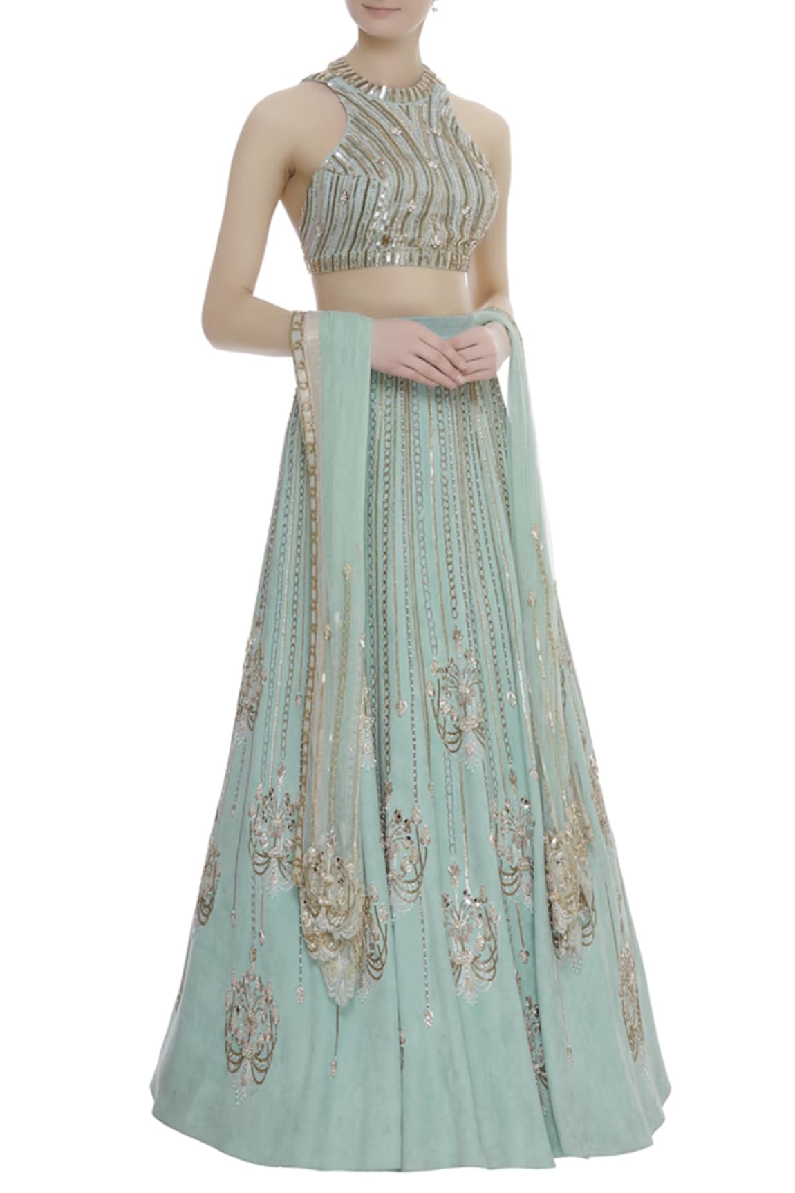 Riddhi Majithia Embroidered Bridal Lehenga Set