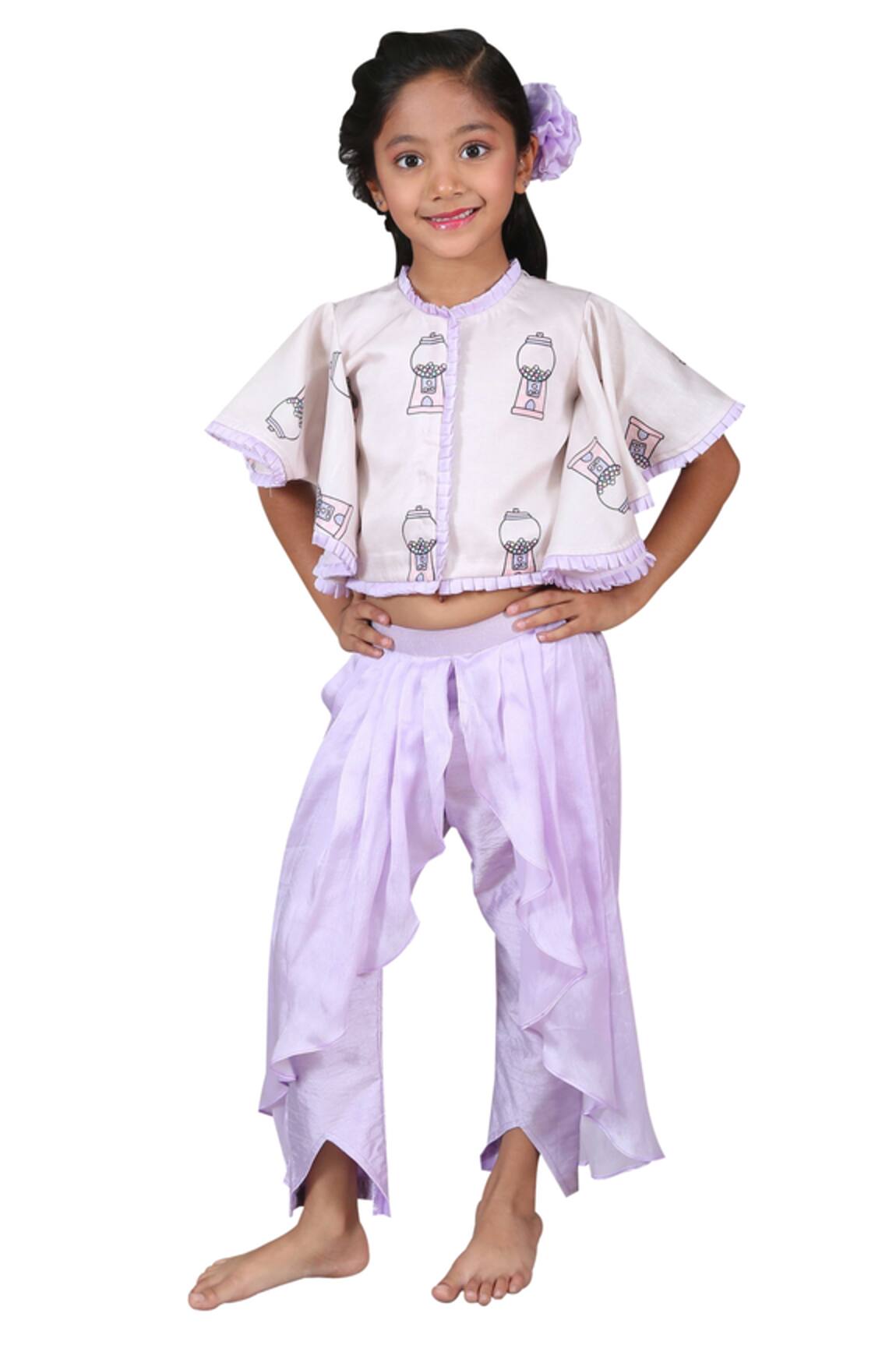 Kirti Agarwal - Pret N Couture Printed top & draped pants