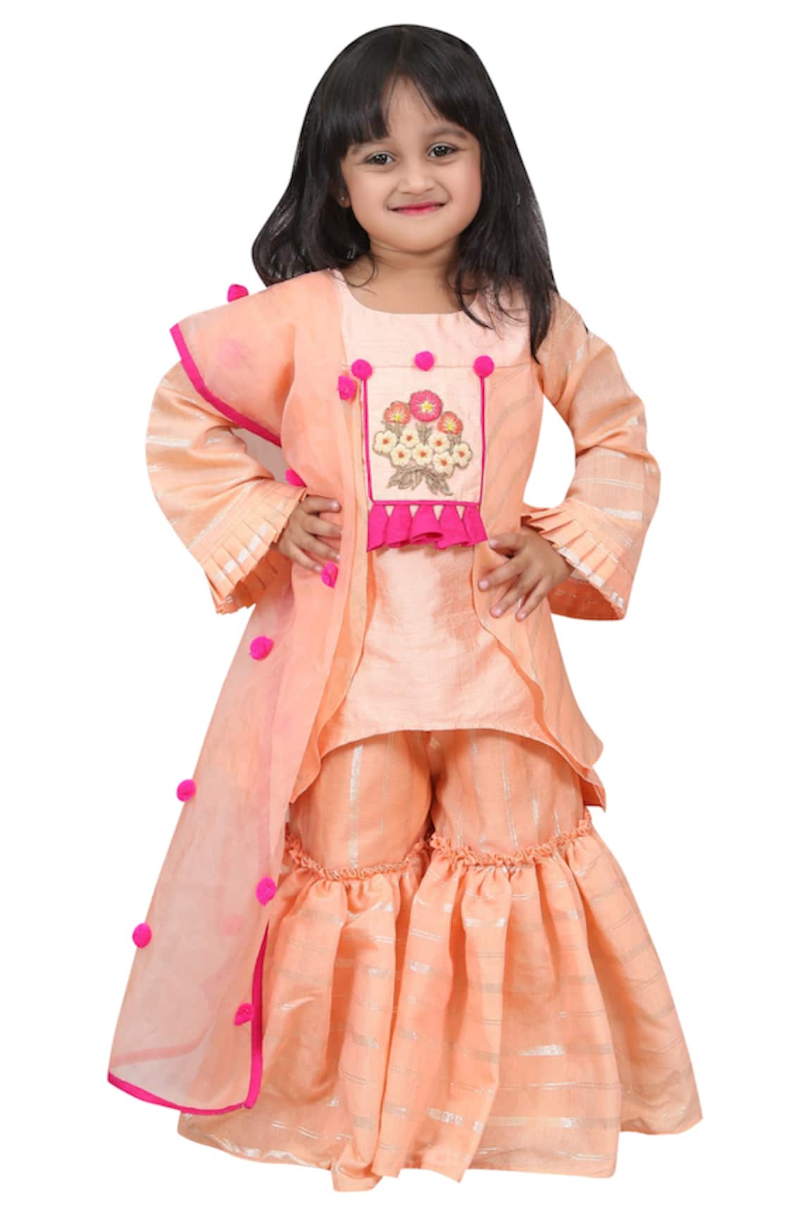 Kirti Agarwal - Pret N Couture Embroidered sharara kurta set 