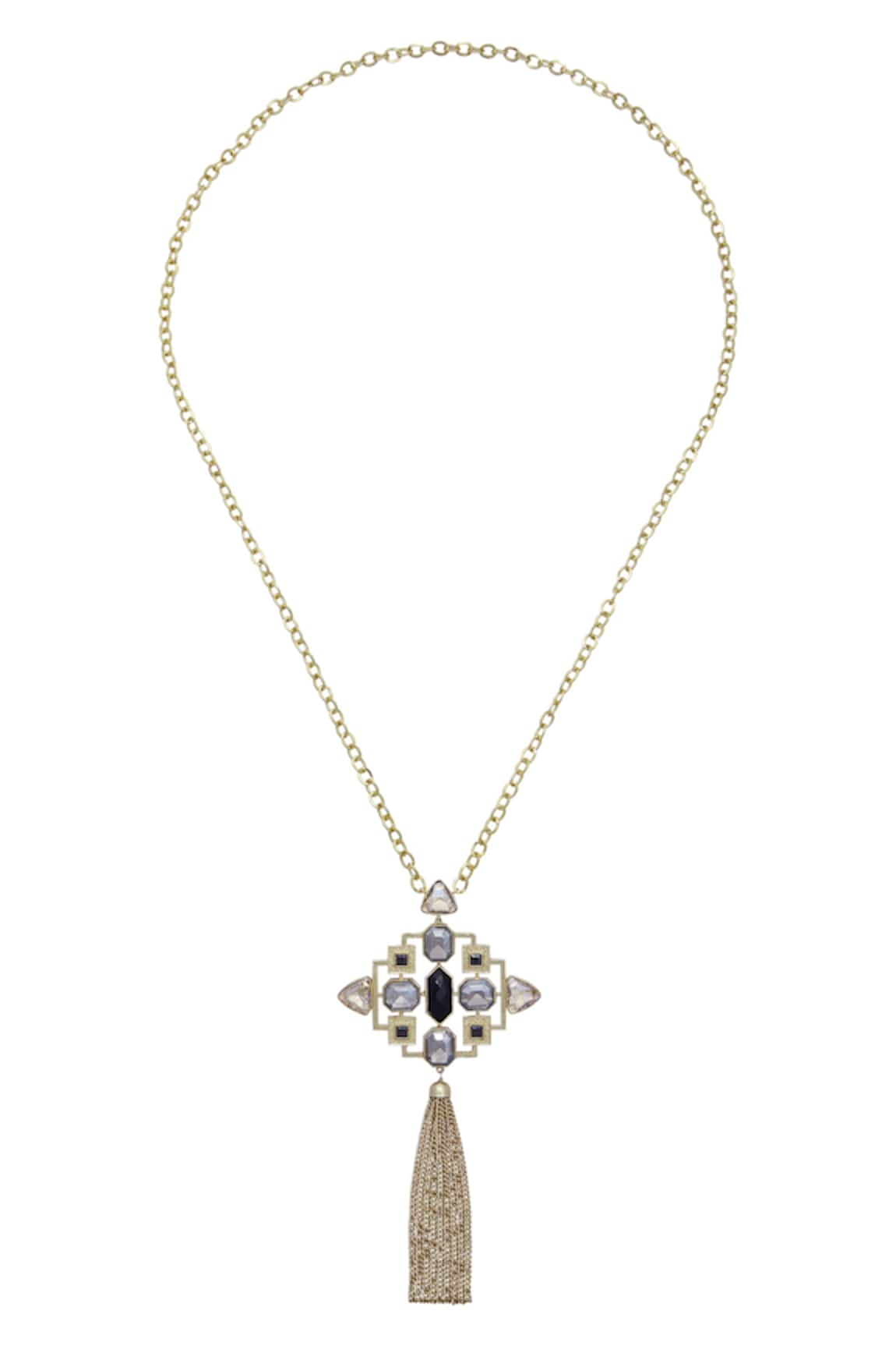 Masaya Jewellery Tassel pendant necklace