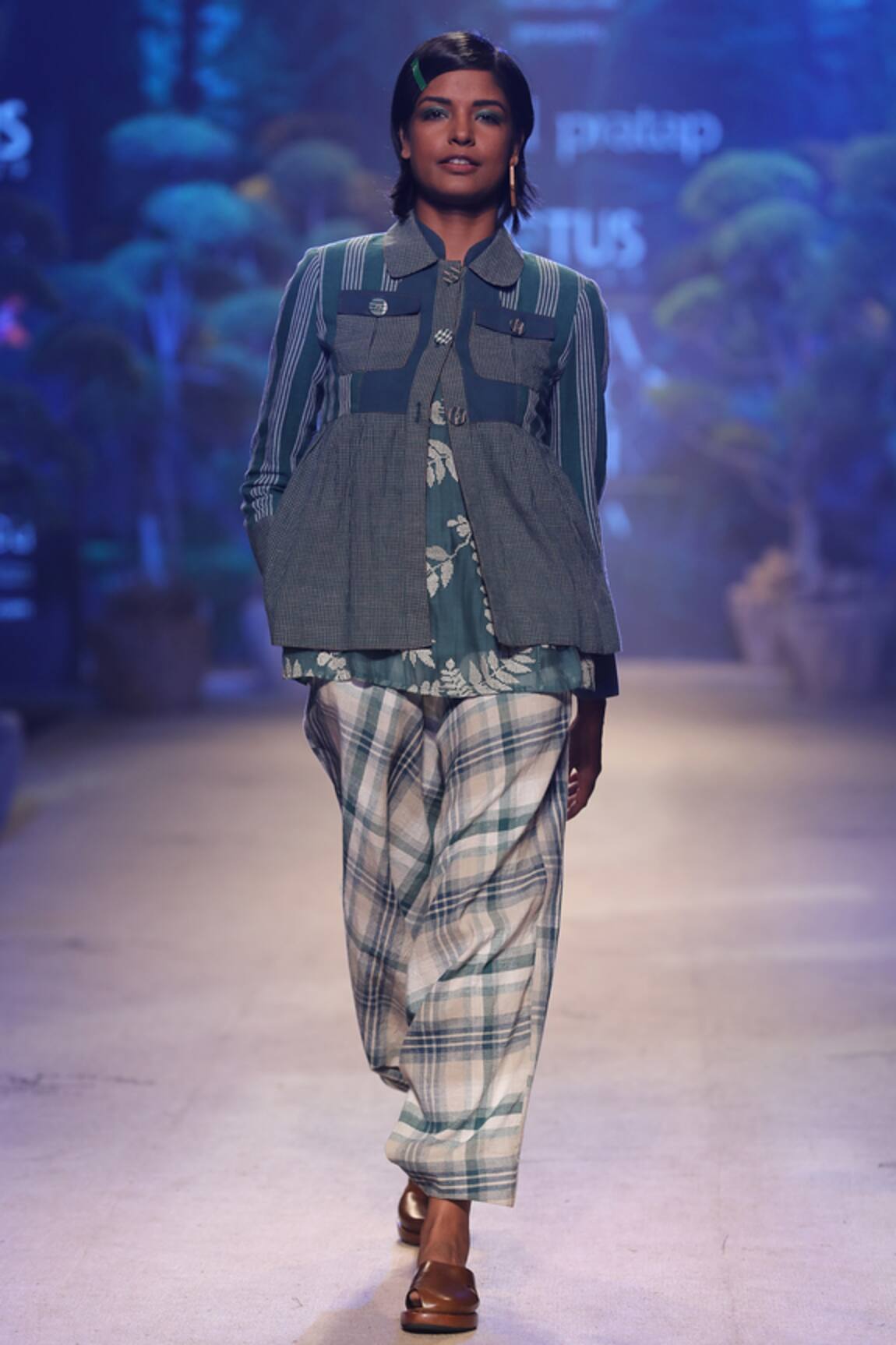 Payal Pratap Embroidered peplum jacket