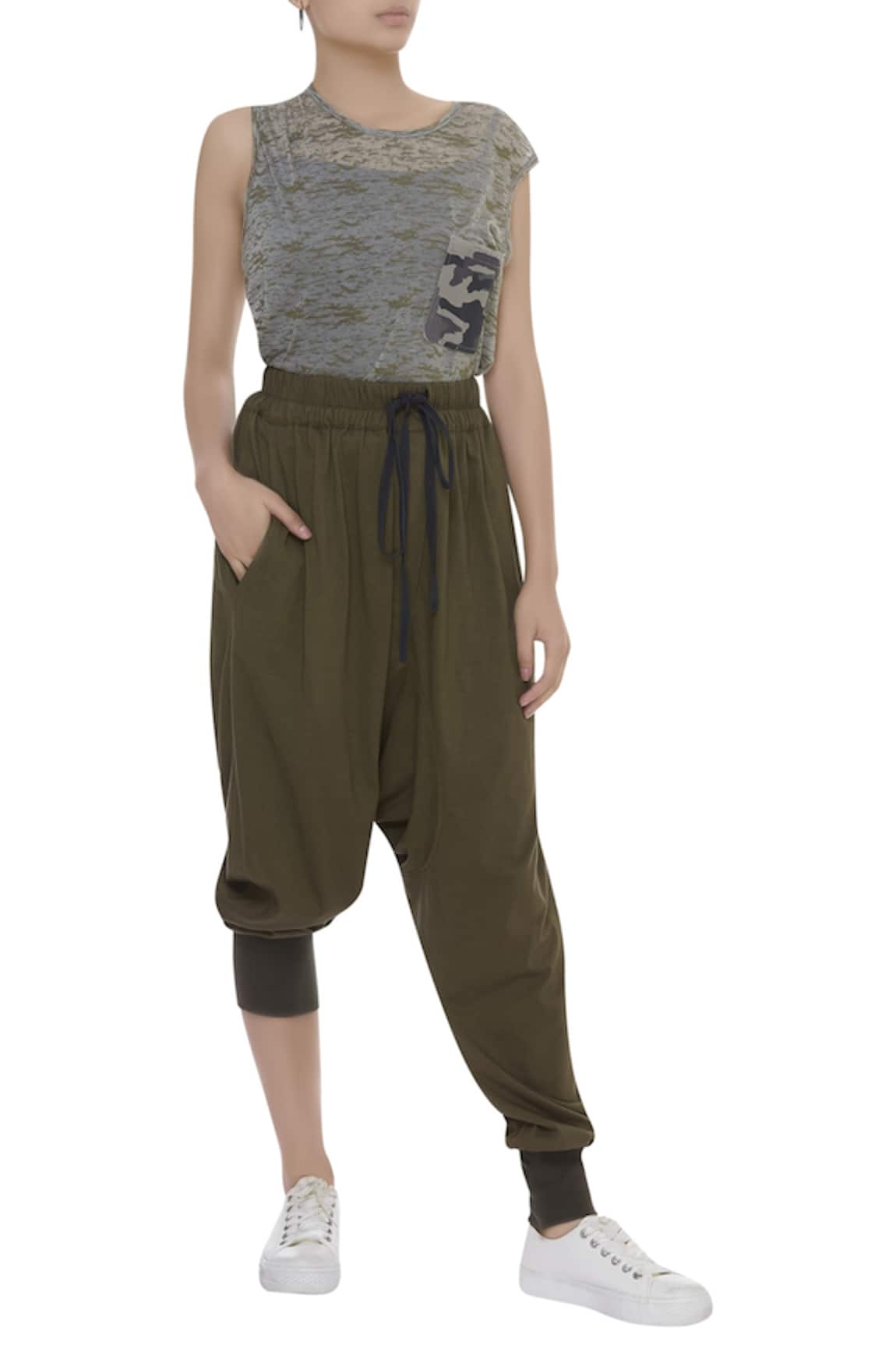 Kapda By Urvashi Kaur Joggers with pockets