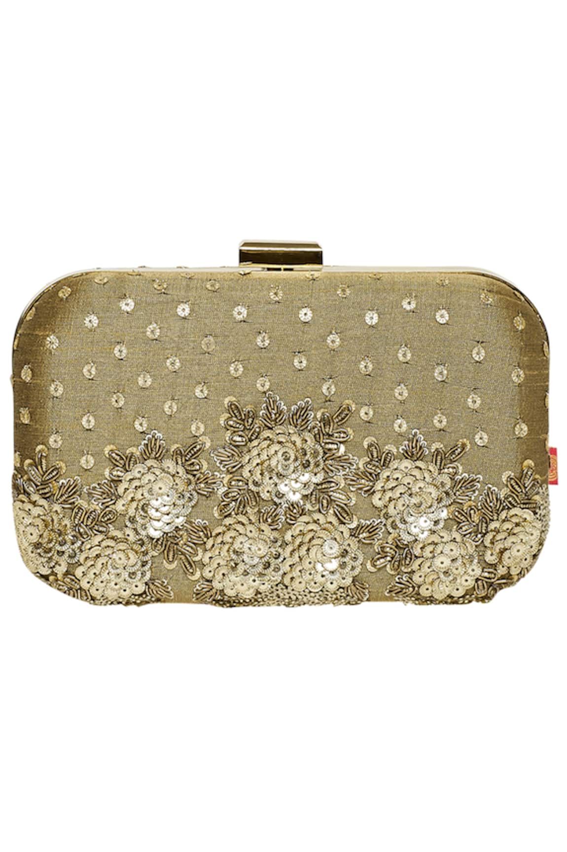 House of Vian Sequin embroidered clutch
