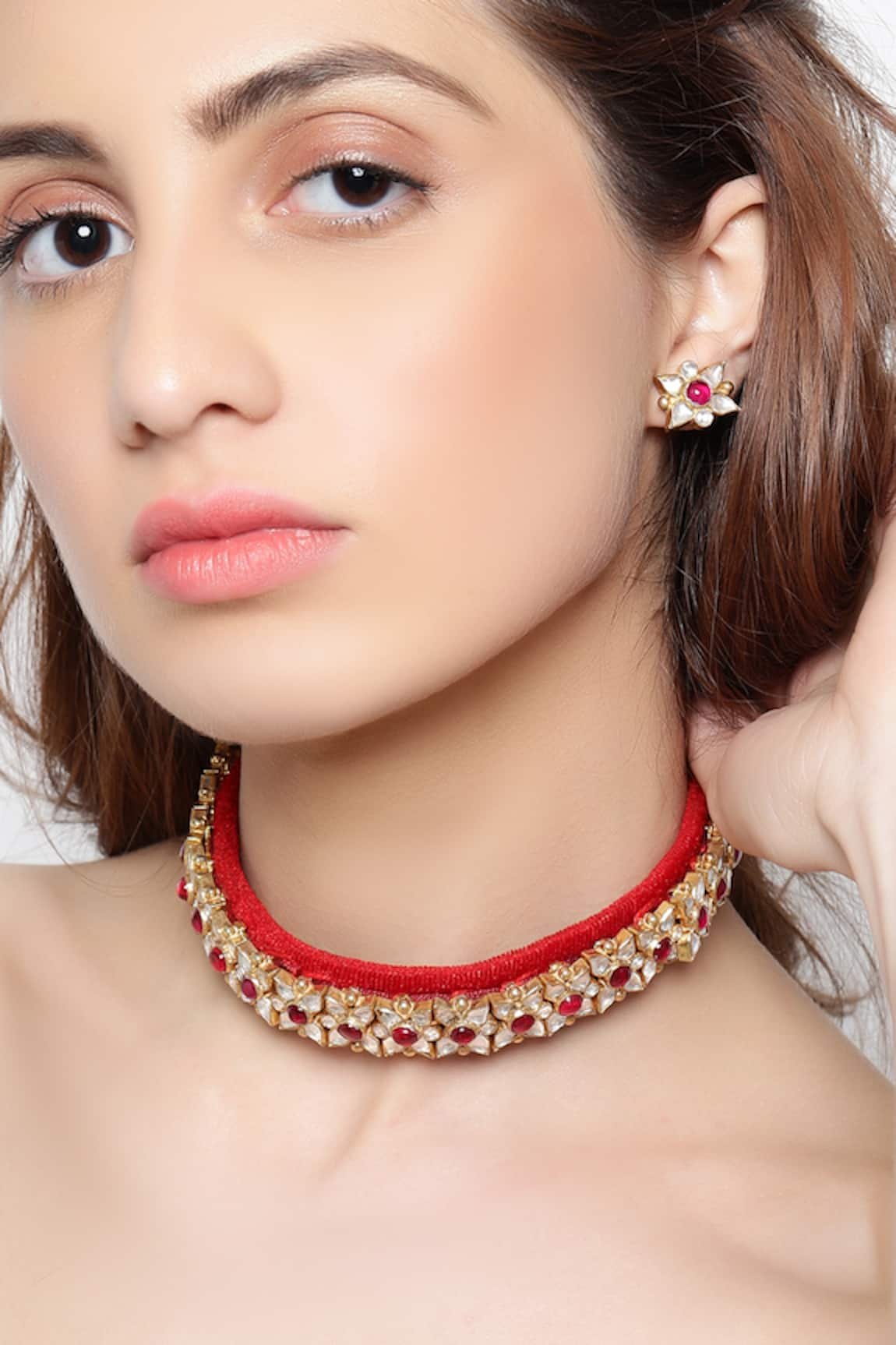 Astha Jagwani Crystal choker set