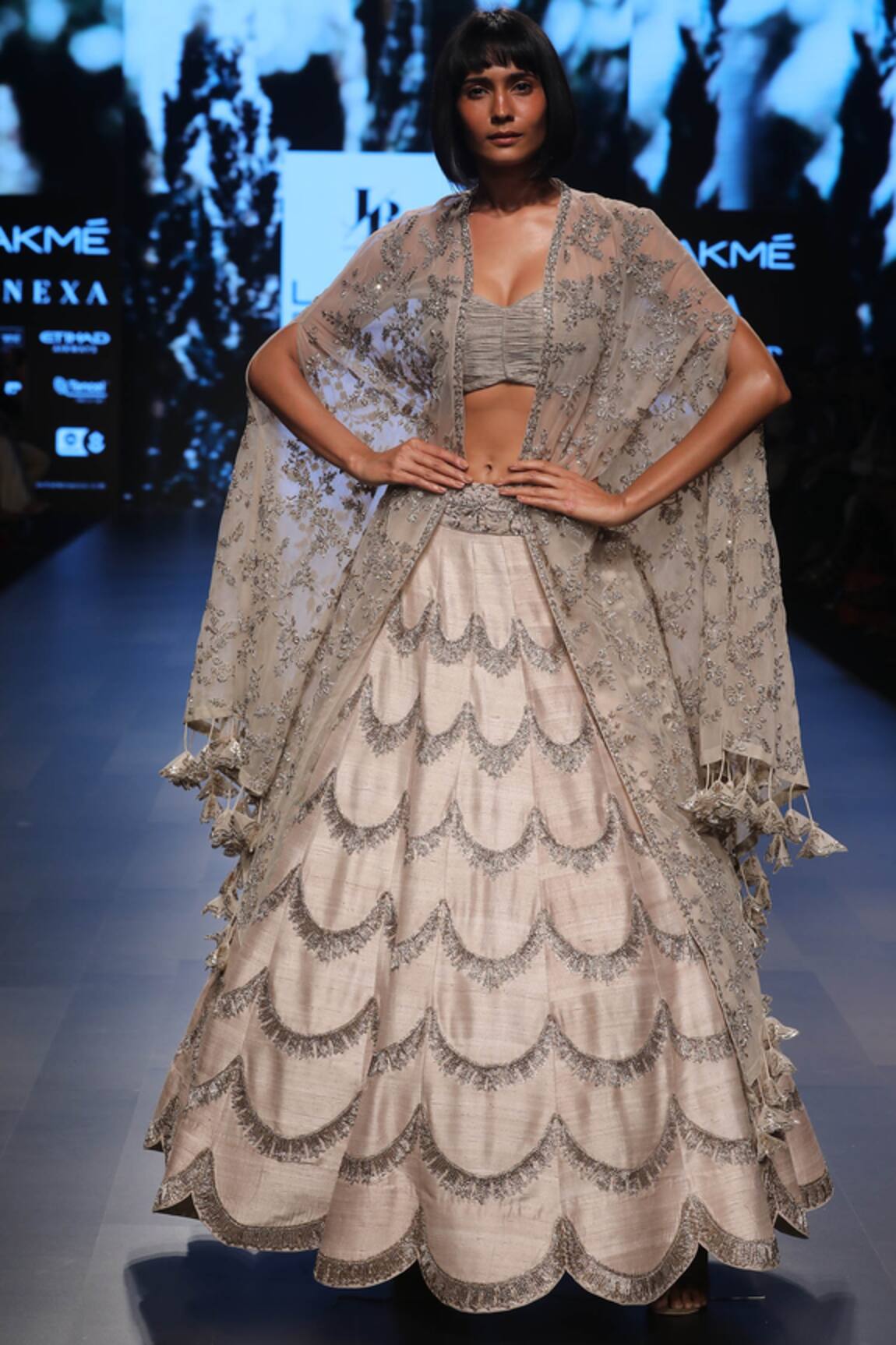 Jayanti Reddy Embroidered Lehenga Cape Set 