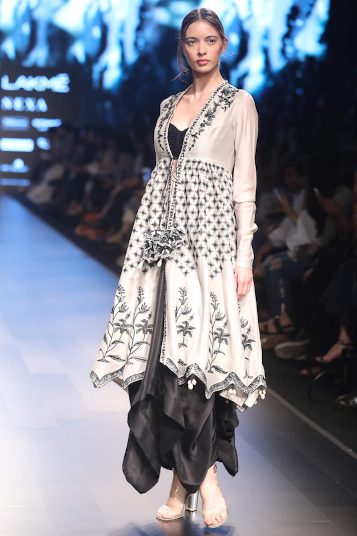 Jayanti Reddy Embroidered Kurta & Skirt Set 