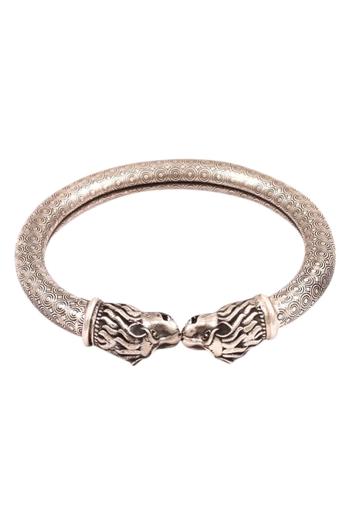 Sangeeta Boochra Baroque Design Adjustable Cuff Bracelet 