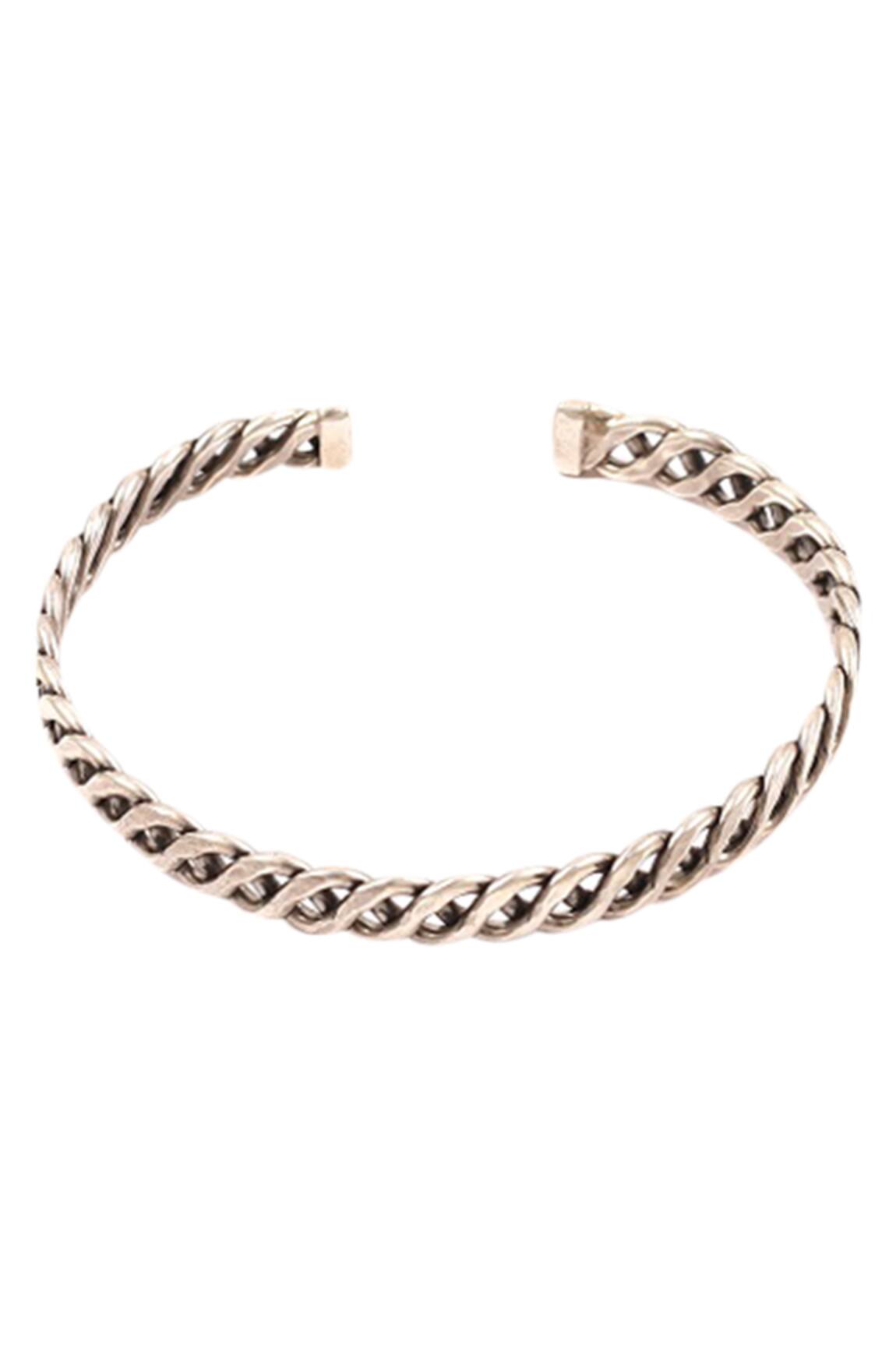Sangeeta Boochra Spiral Design Metal Cuff Bracelet 
