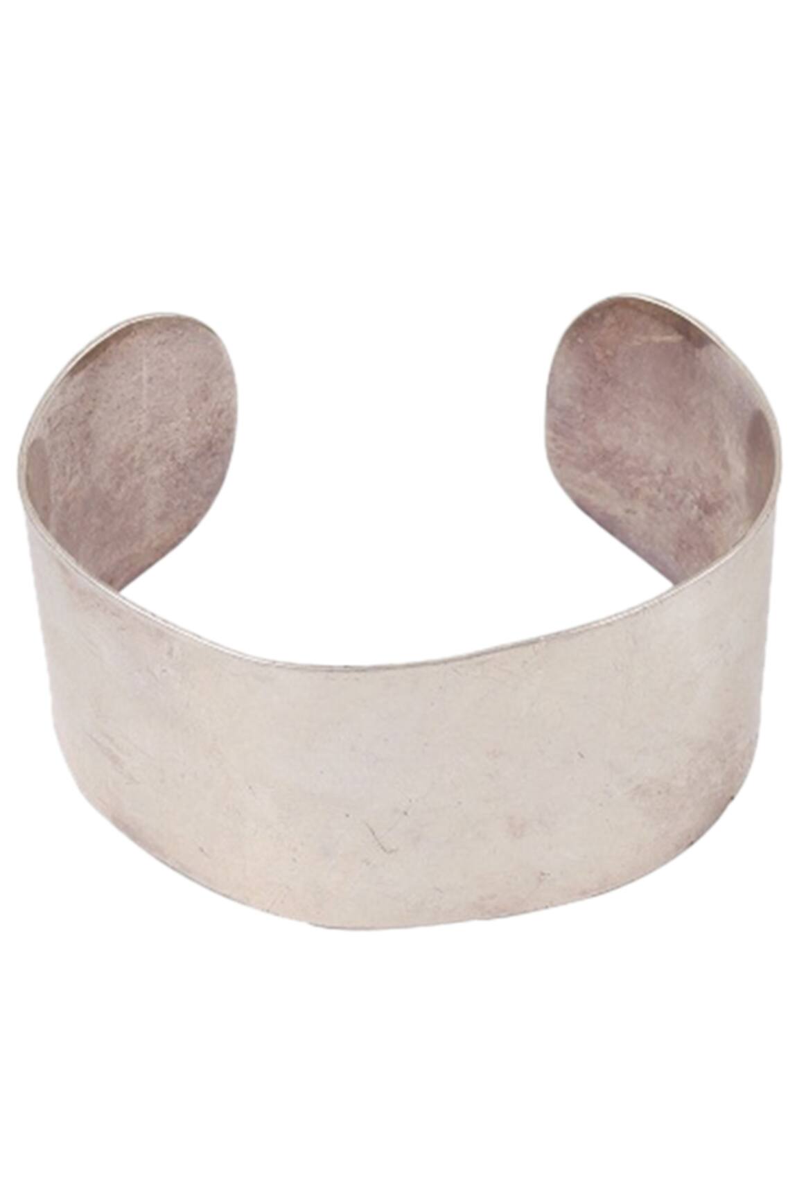 Sangeeta Boochra Oxidized Silver Handcrafted Cuff 